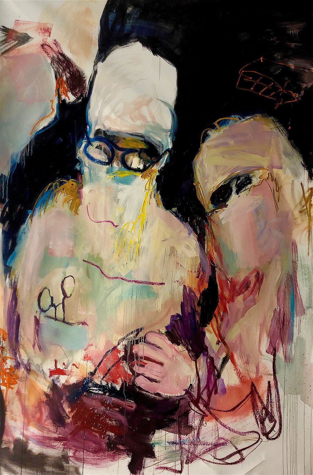 Катя Гранова (Картина, живопись - 
                  100 x 180 см) Charlie sitting 1