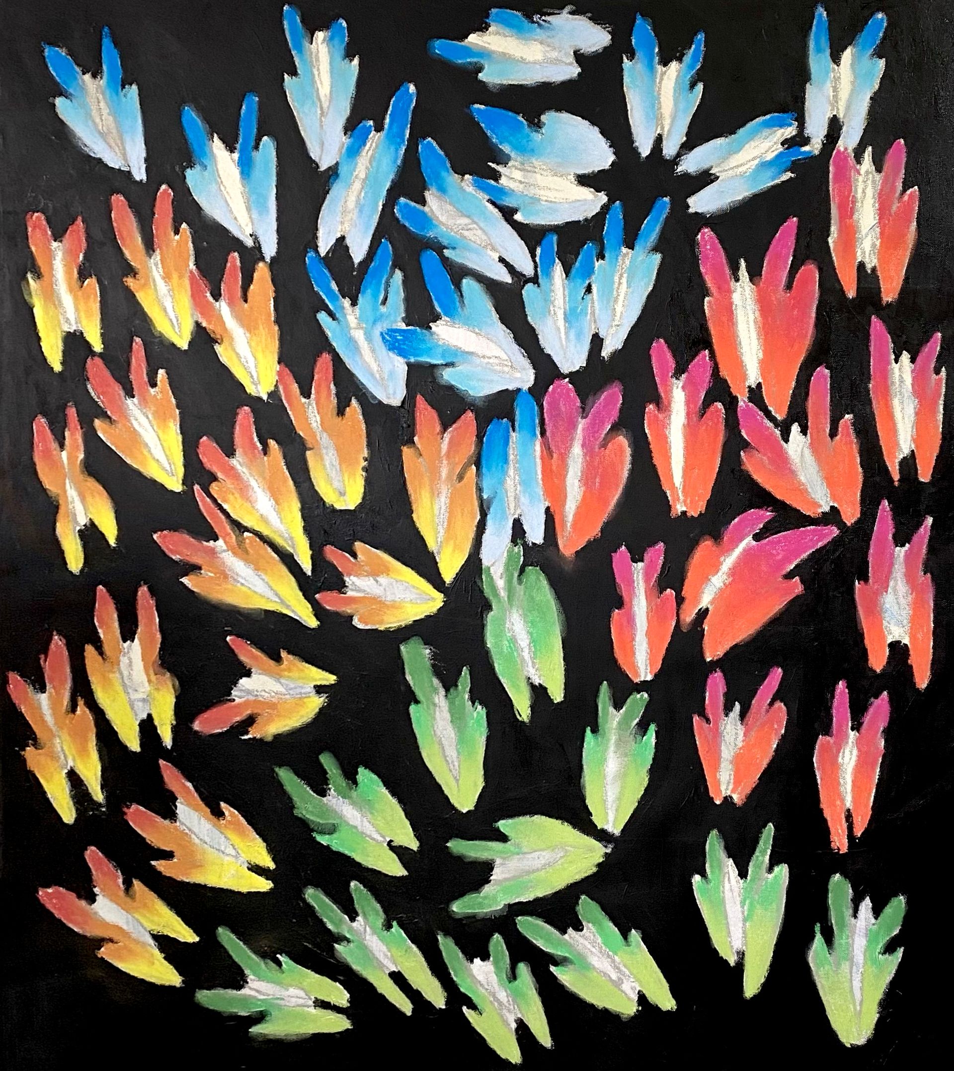 Влад Мальцев (Картина, живопись - 
                  80 x 90 см) Butterflies