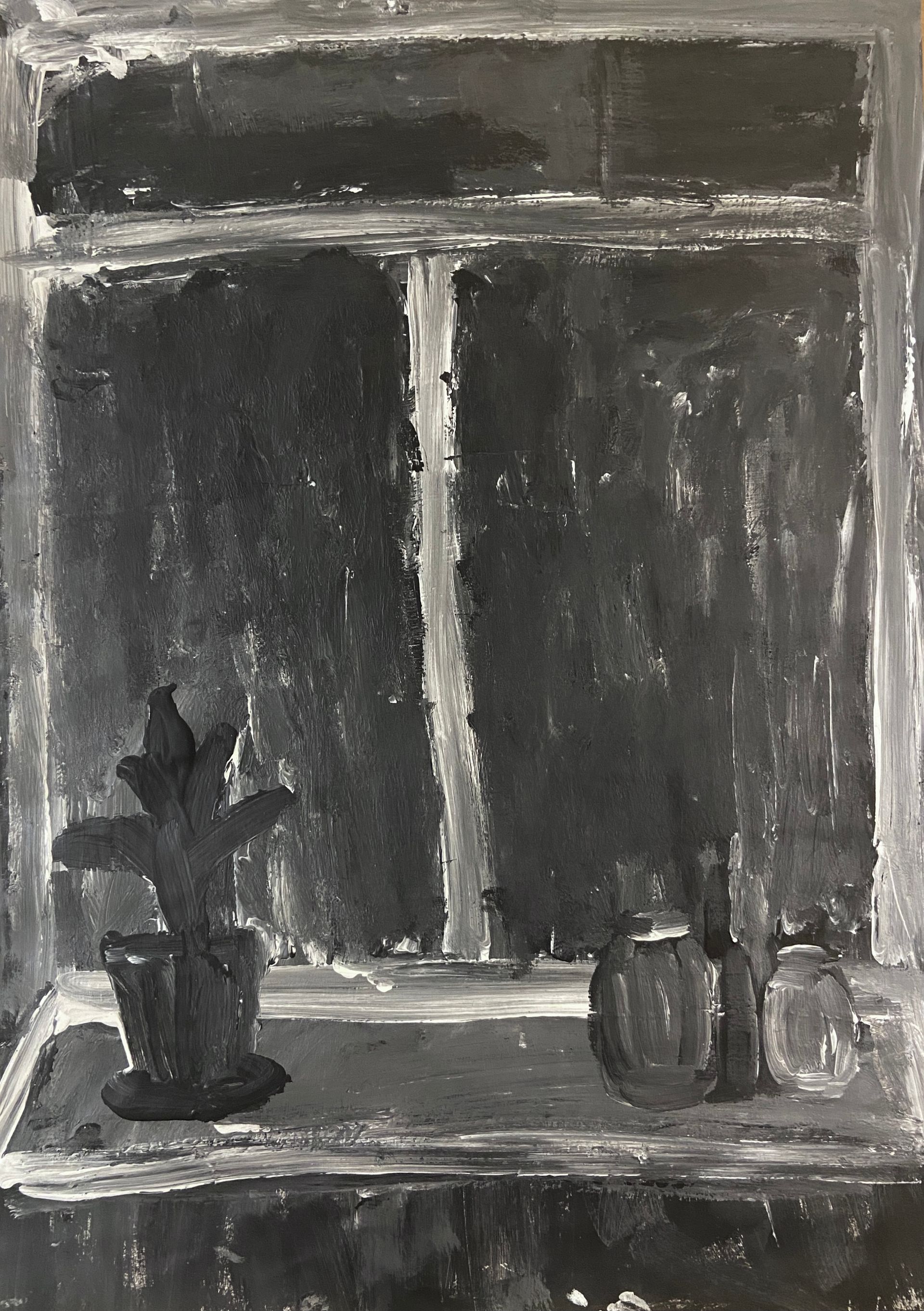 Хаим Сокол (Авторская графика - 
                  30 x 42 см) Без названия