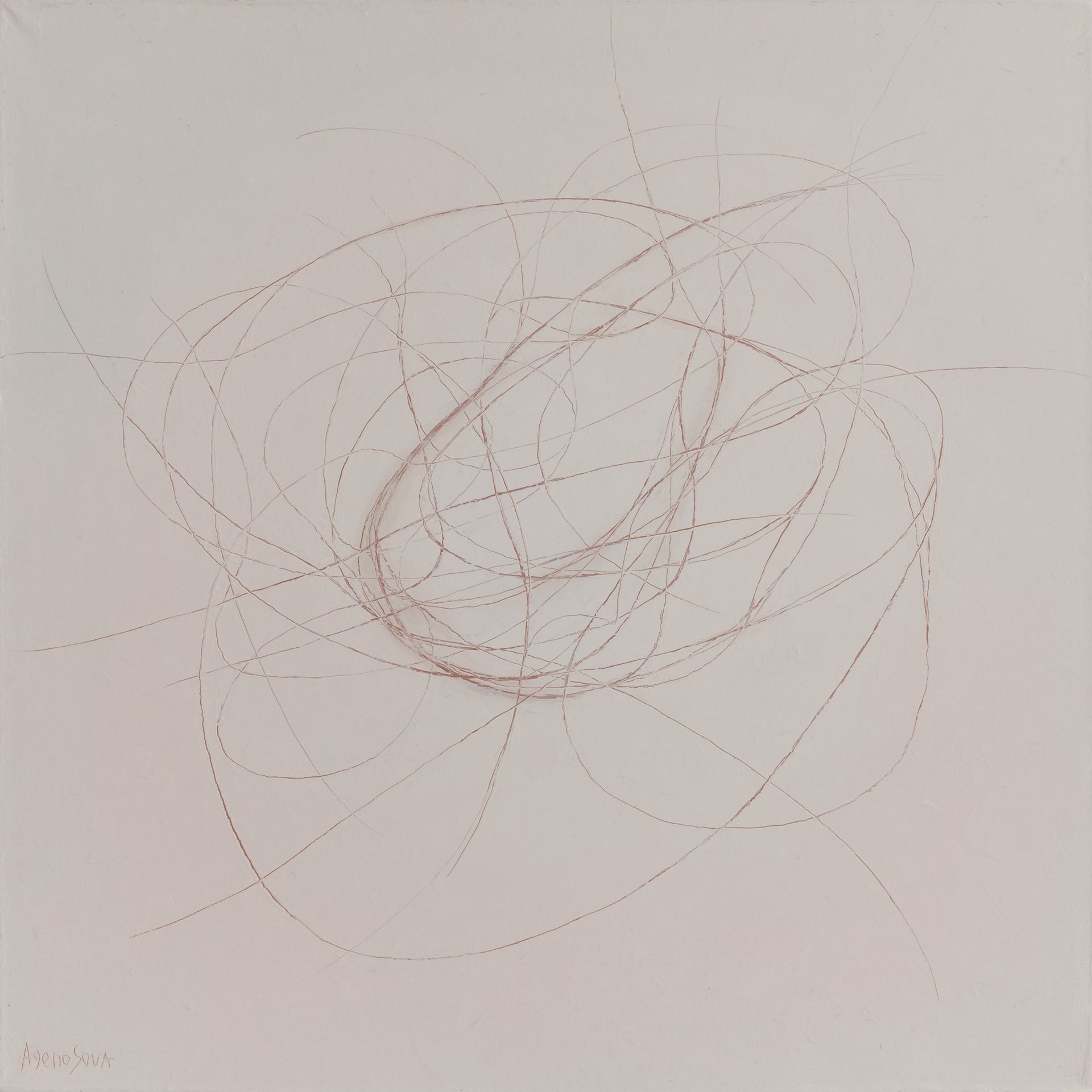Юлия Агеносова (Картина, живопись - 
                  60 x 60 см) Обет молчания. День 12-й