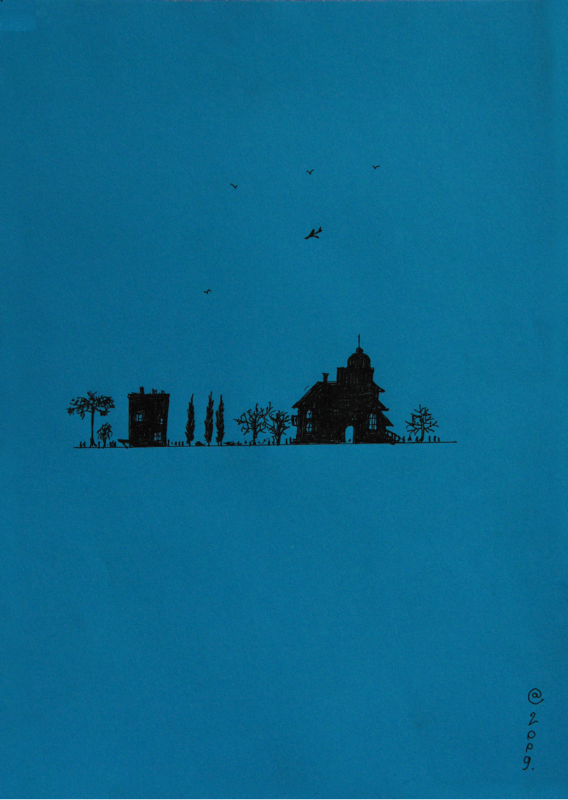 Сергей Ануфриев (Авторская графика - 
                  21 x 30 см) Из серии Silhouettes