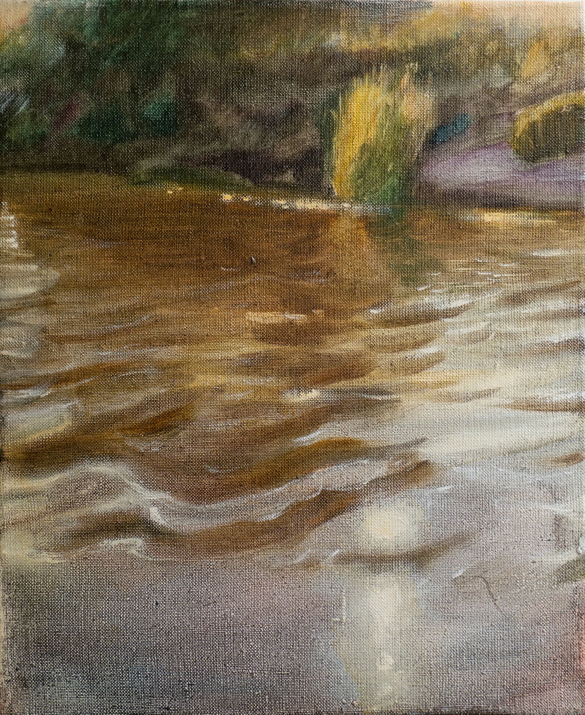 Маша Даниловская (Картина, живопись - 
                  29.5 x 36 см) Ветер на воде