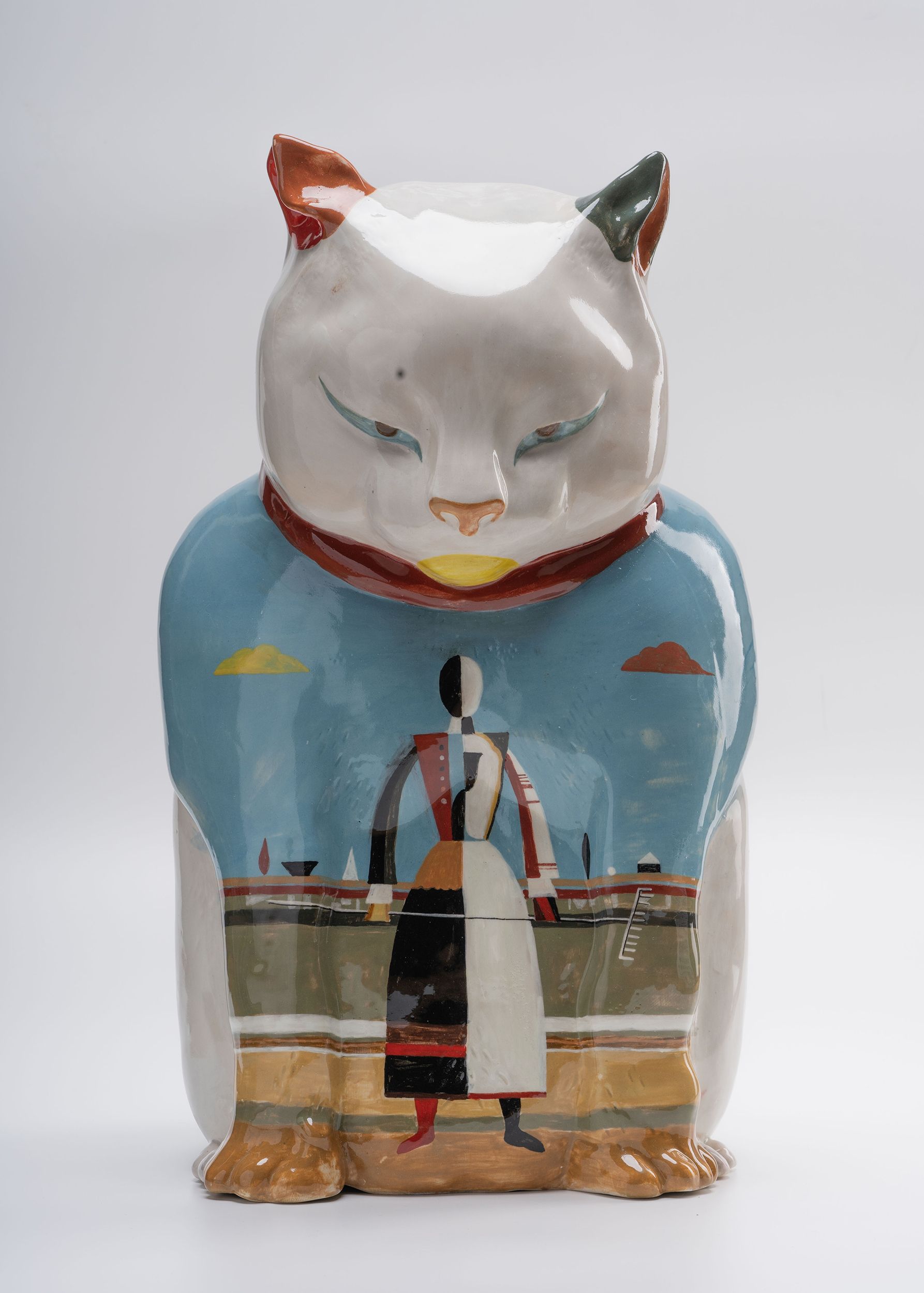 Анна Ножкина (Скульптура - 
                  23 x 40 см) Кот № 17