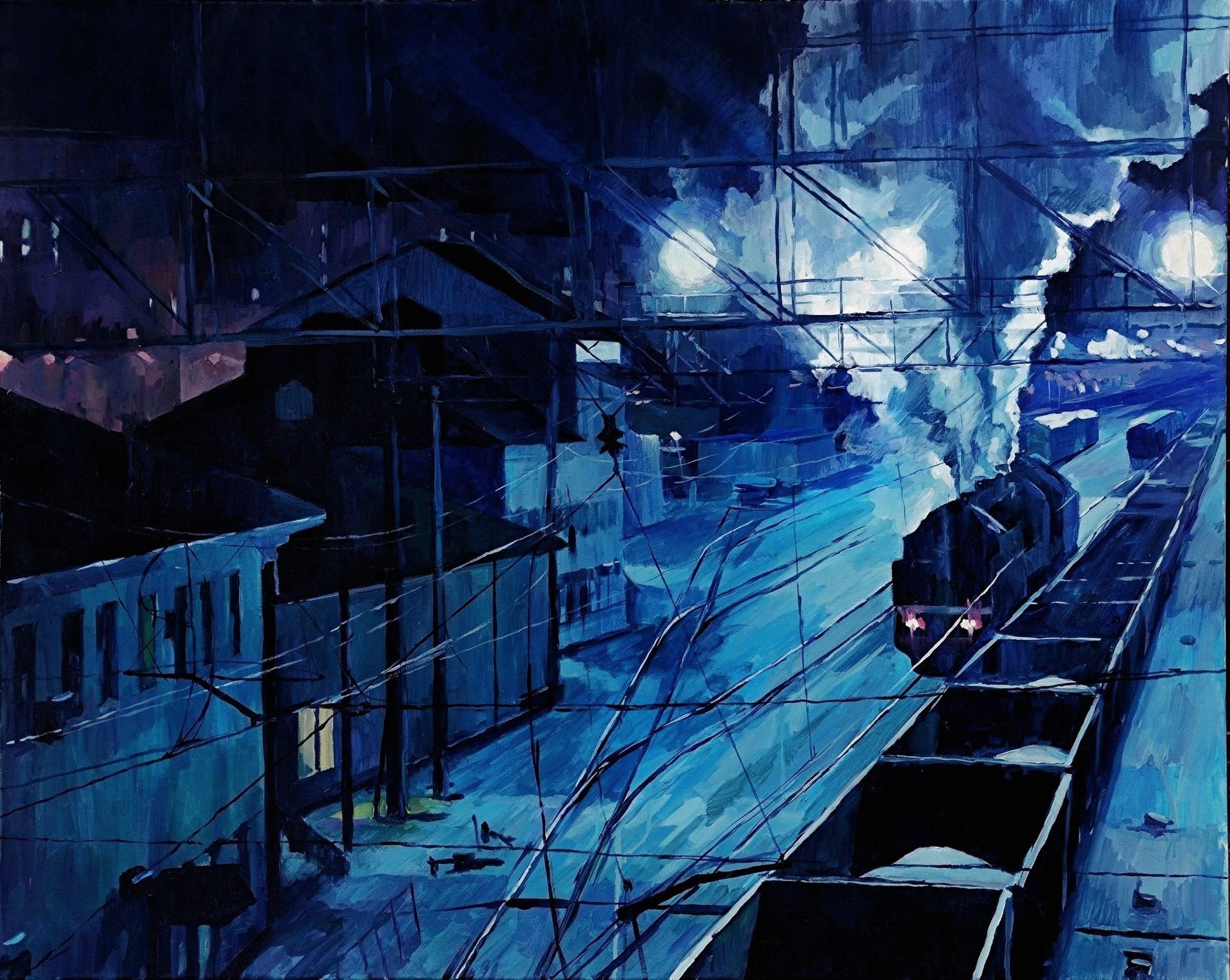 Александр Баранов (Картина, живопись - 
                  100 x 80 см) Пар-2