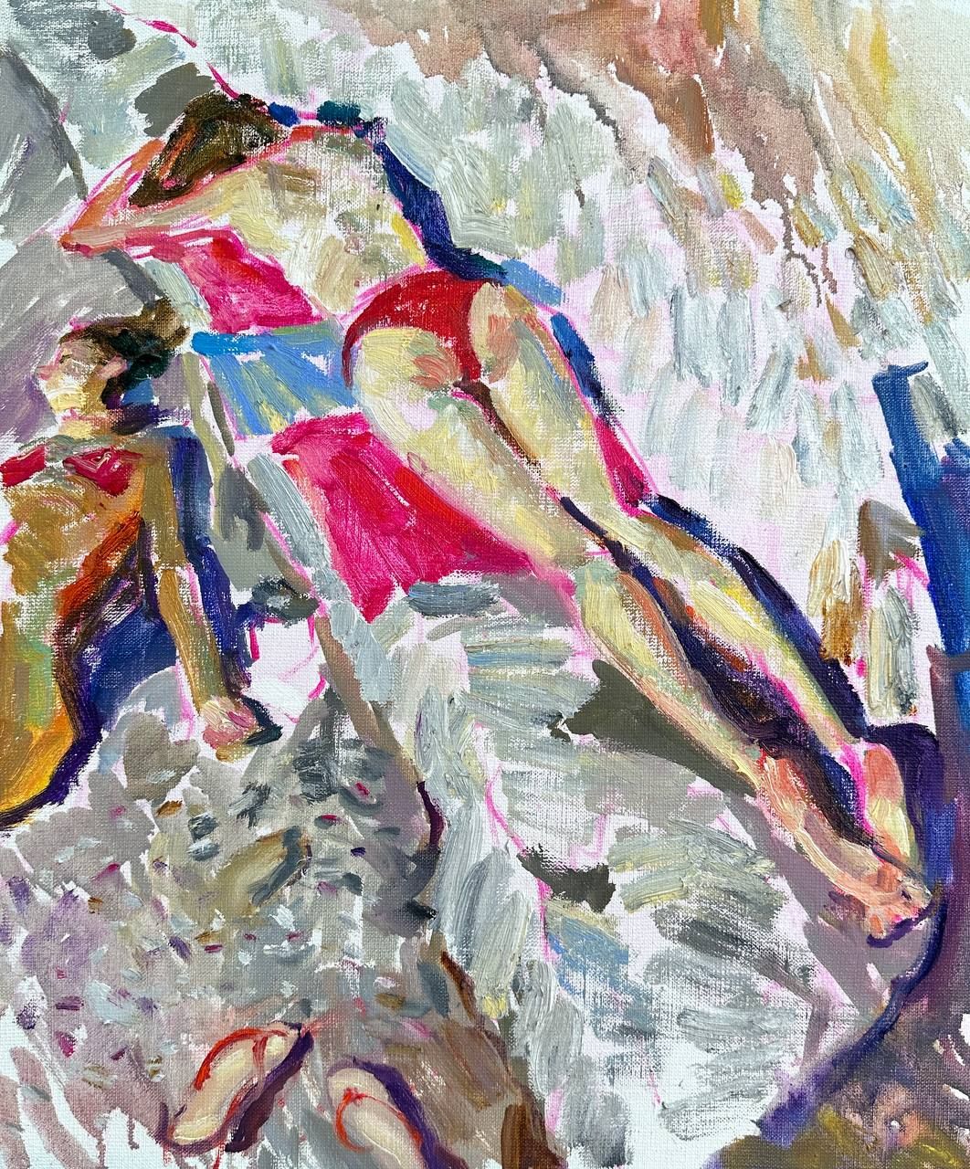 Илья Хахарев (Картина, живопись - 
                  40 x 48 см) Пляж