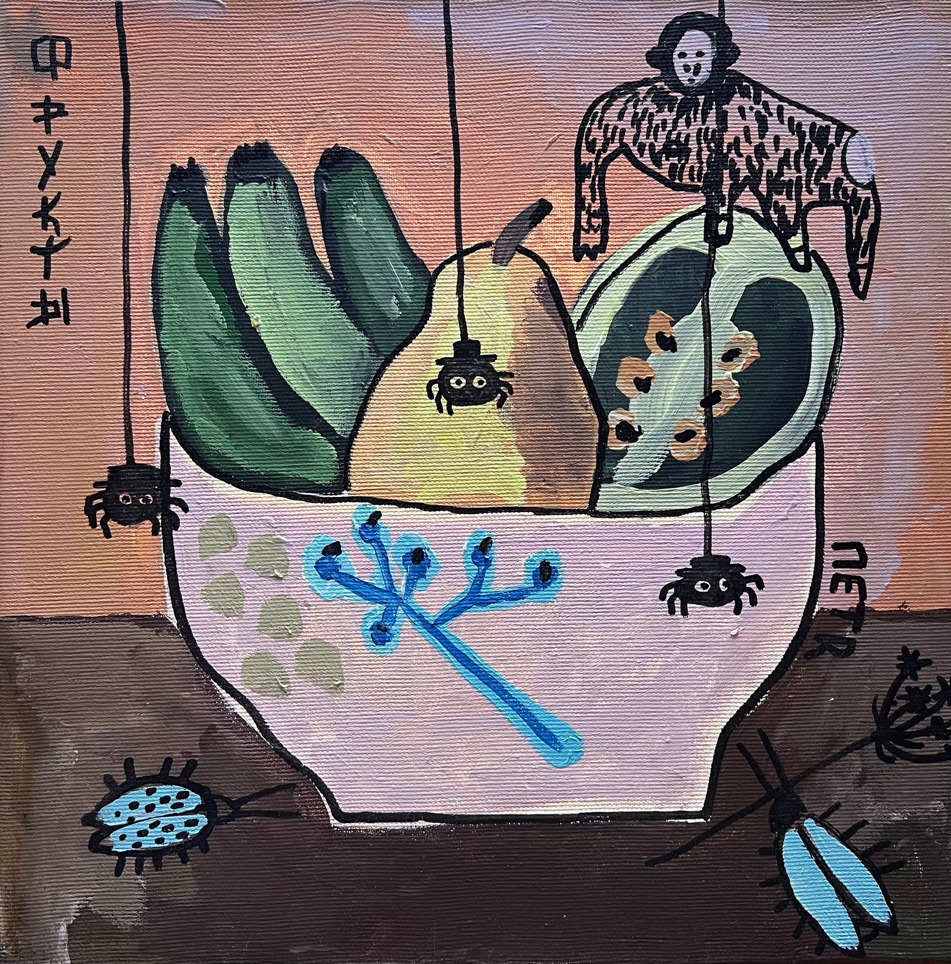 AlisaVostorg (Картина, живопись - 
                  30 x 30 см) Фрукты