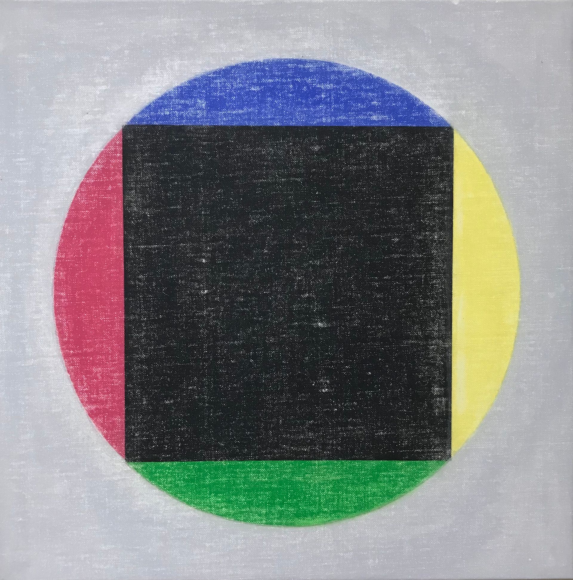 Юрий Ростиславский (Картина, живопись - 
                  50 x 50 см) Уверенный