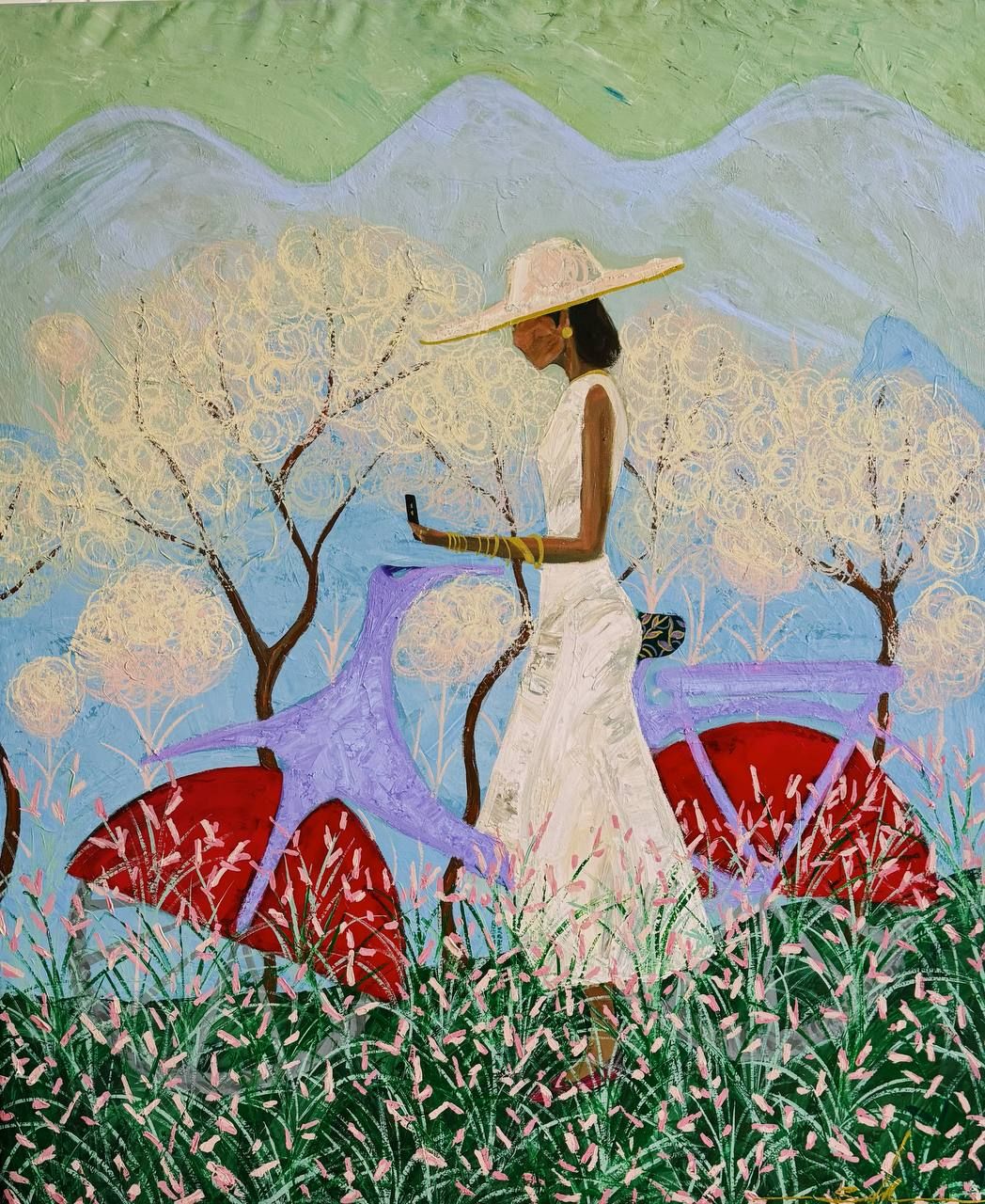 Сардор Эркинов (Картина, живопись - 
                  100 x 120 см) Siri, я потерялась