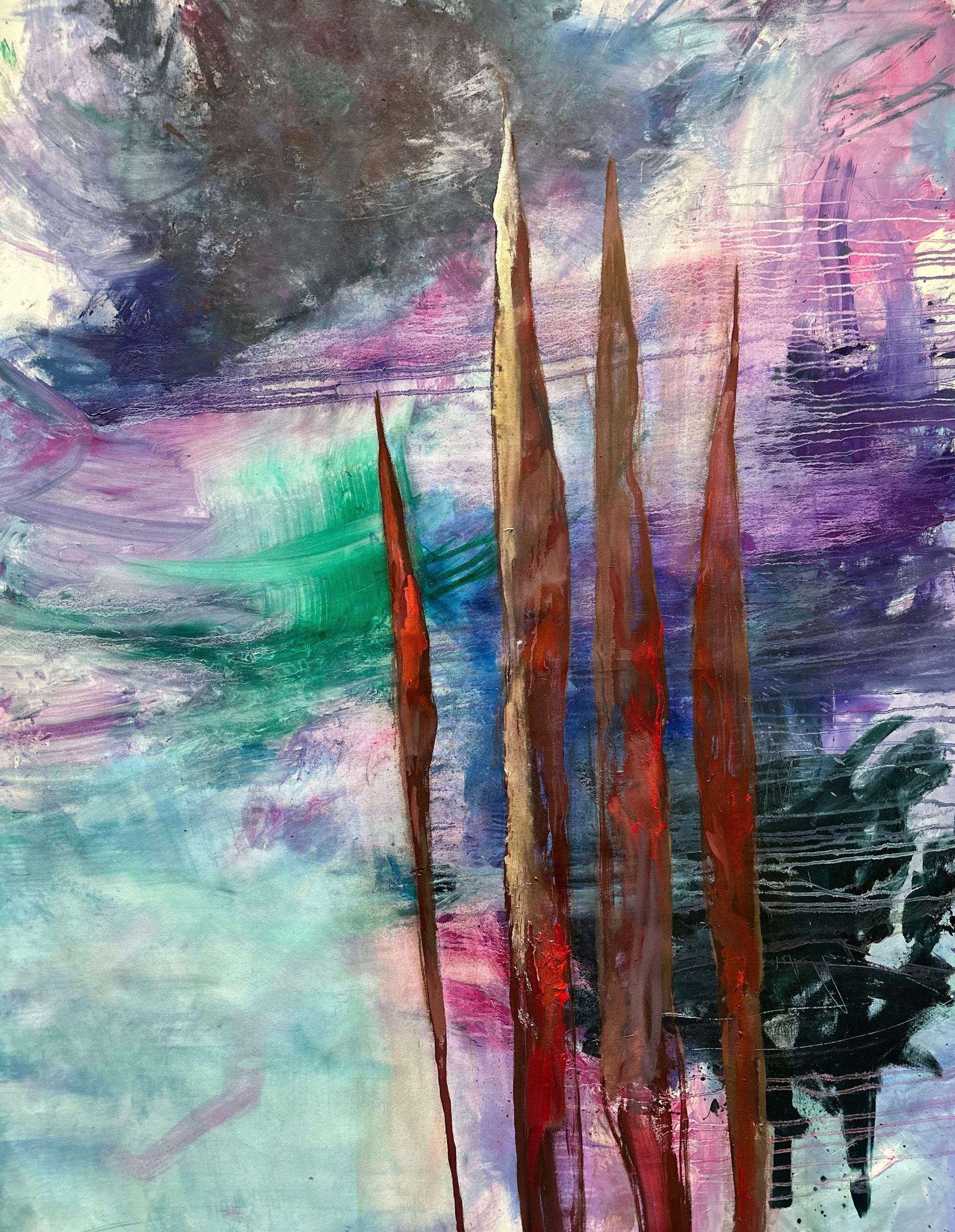 Светлана Федорова (Картина, живопись - 
                  122 x 157 см) Щучий хвост