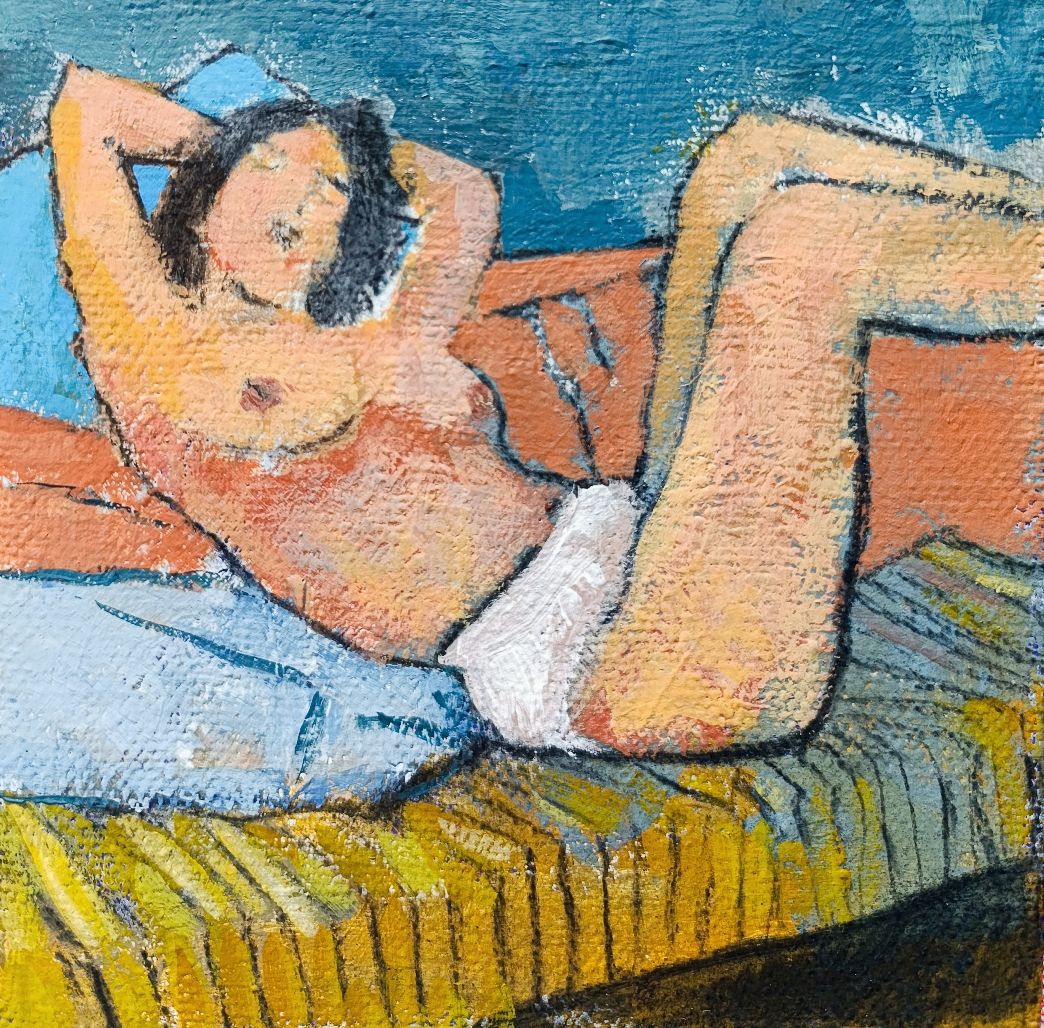 Дарья Петухова (Картина, живопись - 
                  20 x 20 см) Натурщица