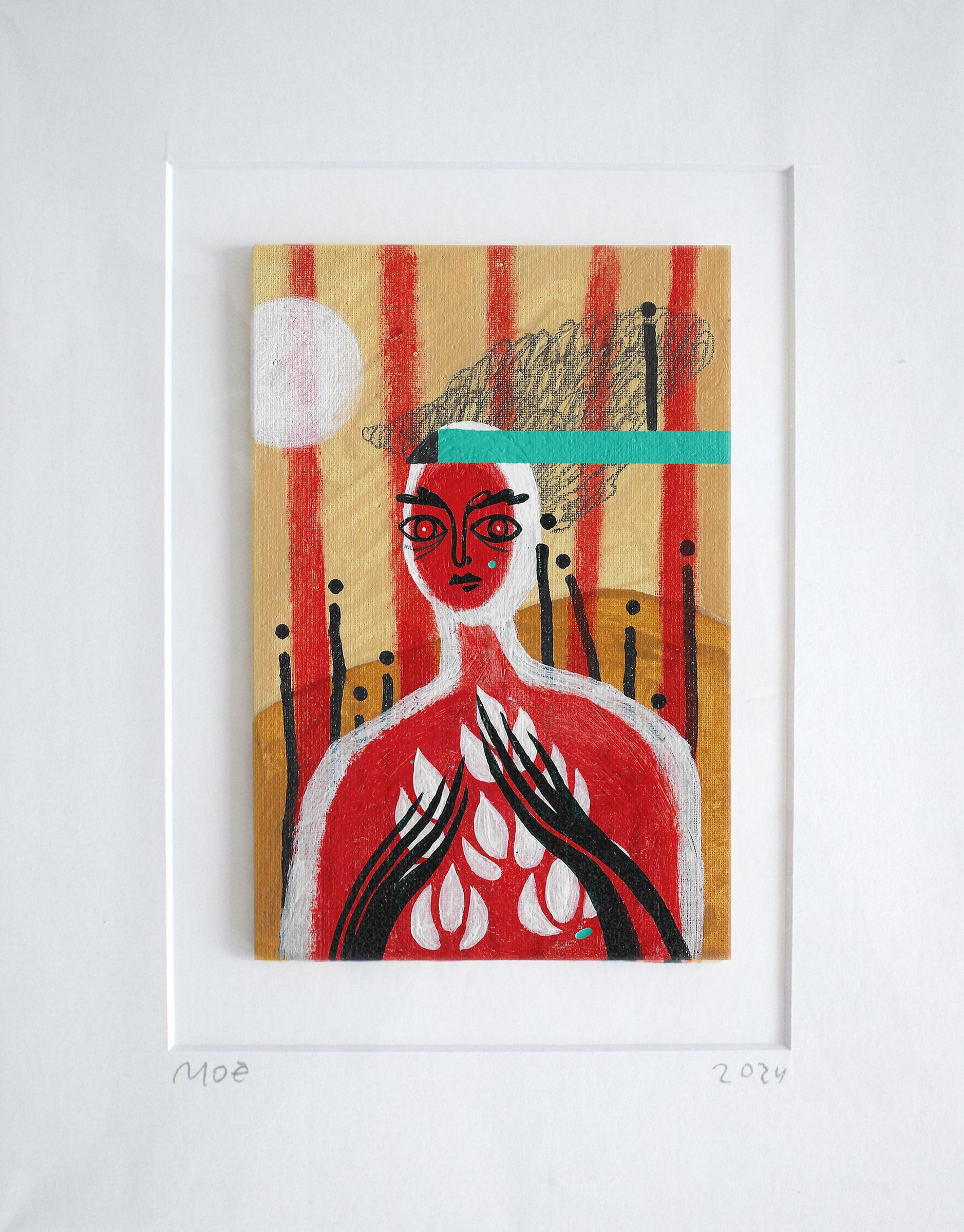 Лена Романовская (Авторская графика - 
                  27 x 32 см) Моё