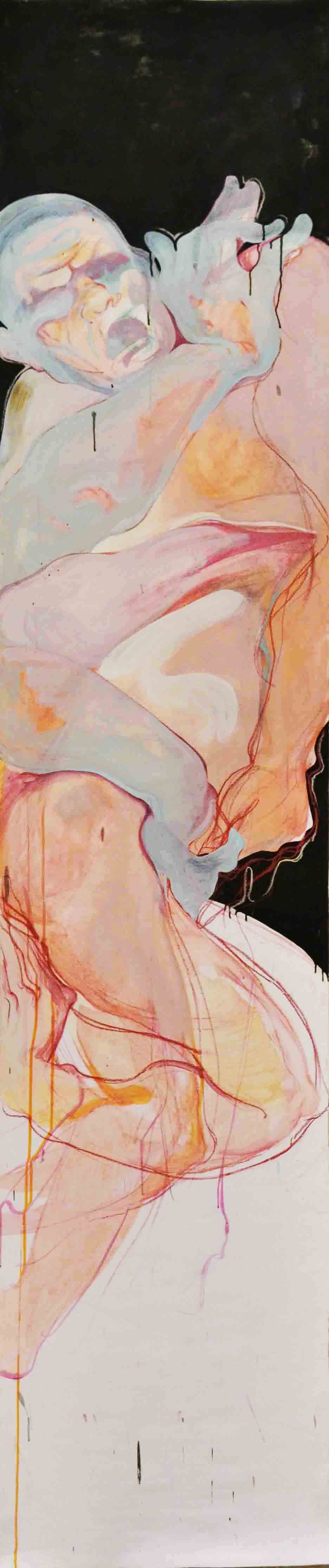 Алиса Горелова (Картина, живопись - 
                  60 x 270 см) Из серии "Близость"