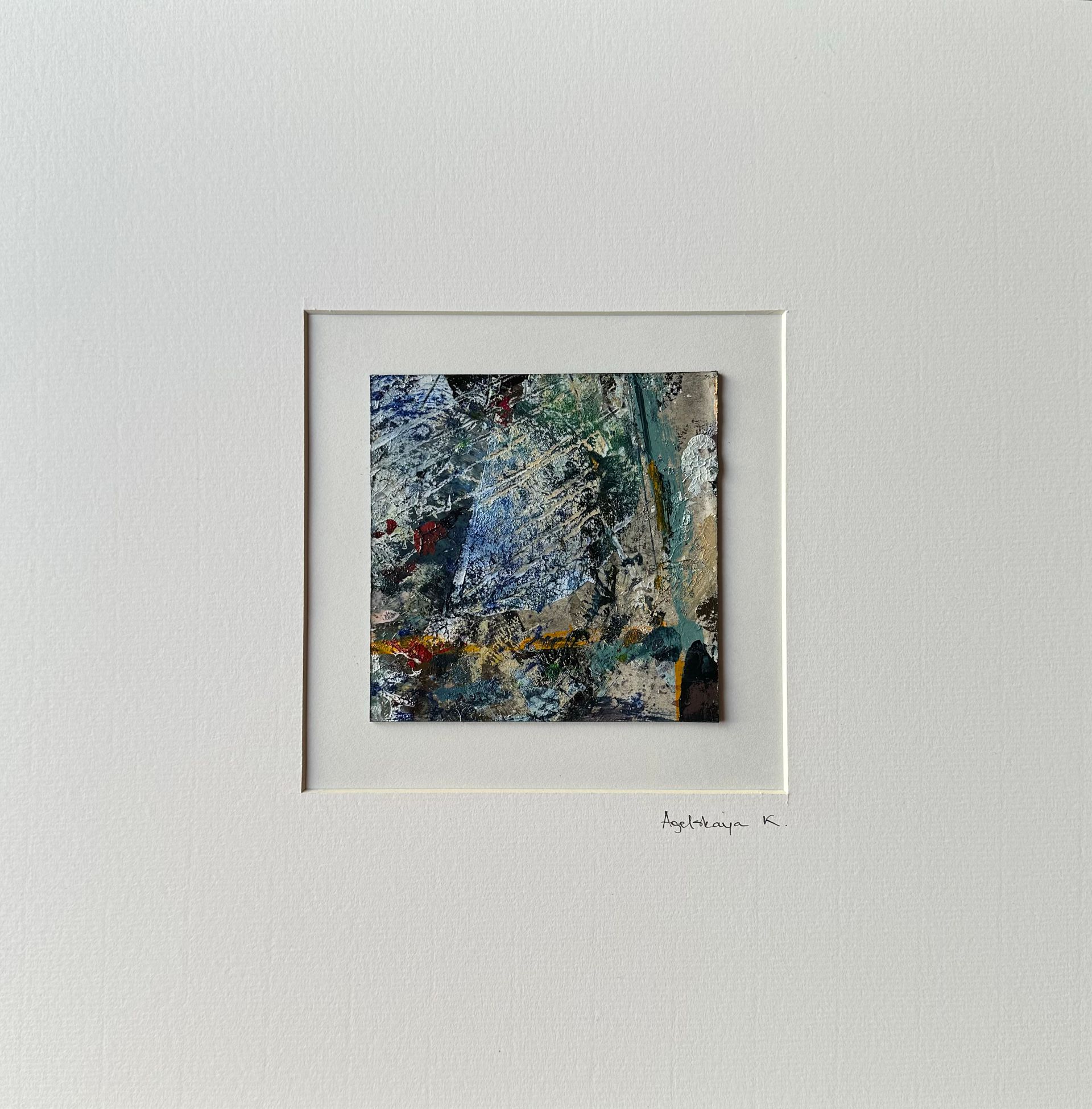 Кристина Агельская (Авторская графика - 
                  35 x 35 см) Good evening