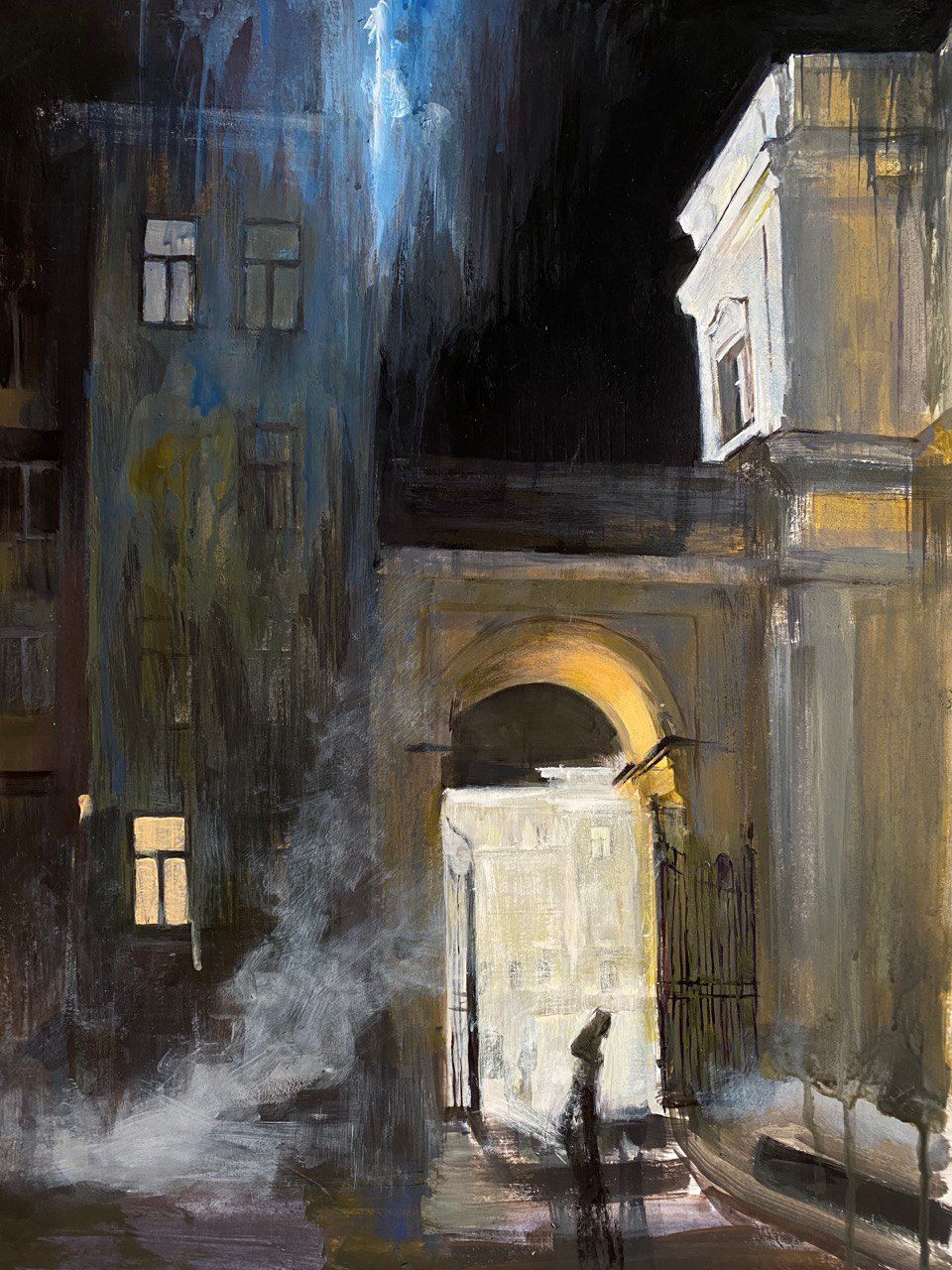 Лариса Шелиховская (Авторская графика - 
                  37 x 49 см) Мгновение