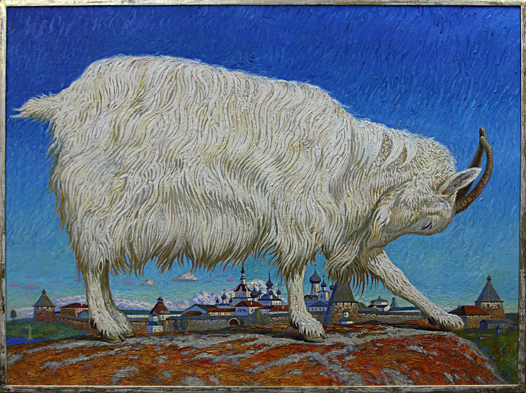 Евгений Ковальчук (Картина, живопись - 
                  135 x 100 см) Коза соловецкая