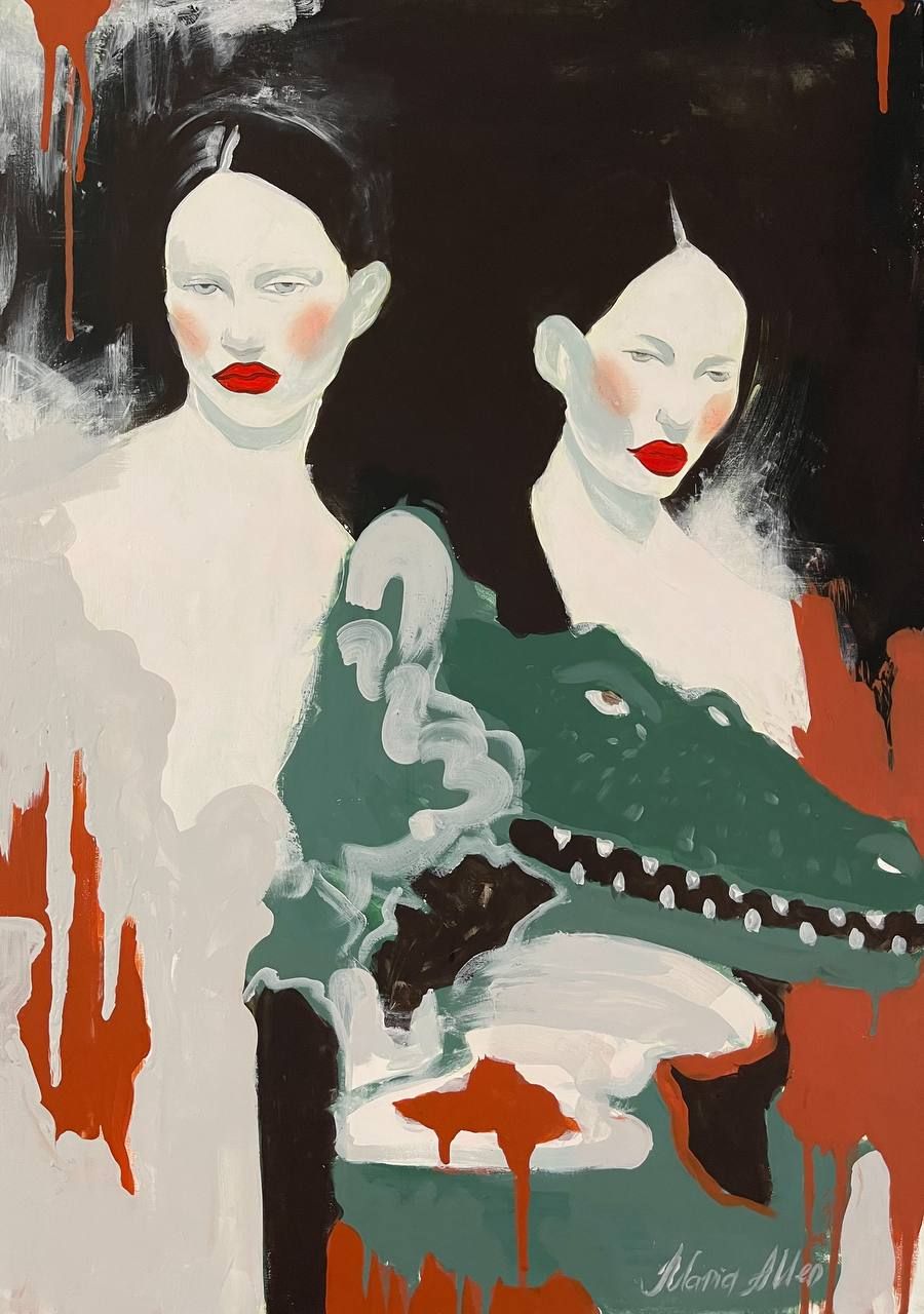 Мария Аллен (Картина, живопись - 
                  50 x 70 см) MONICA IV