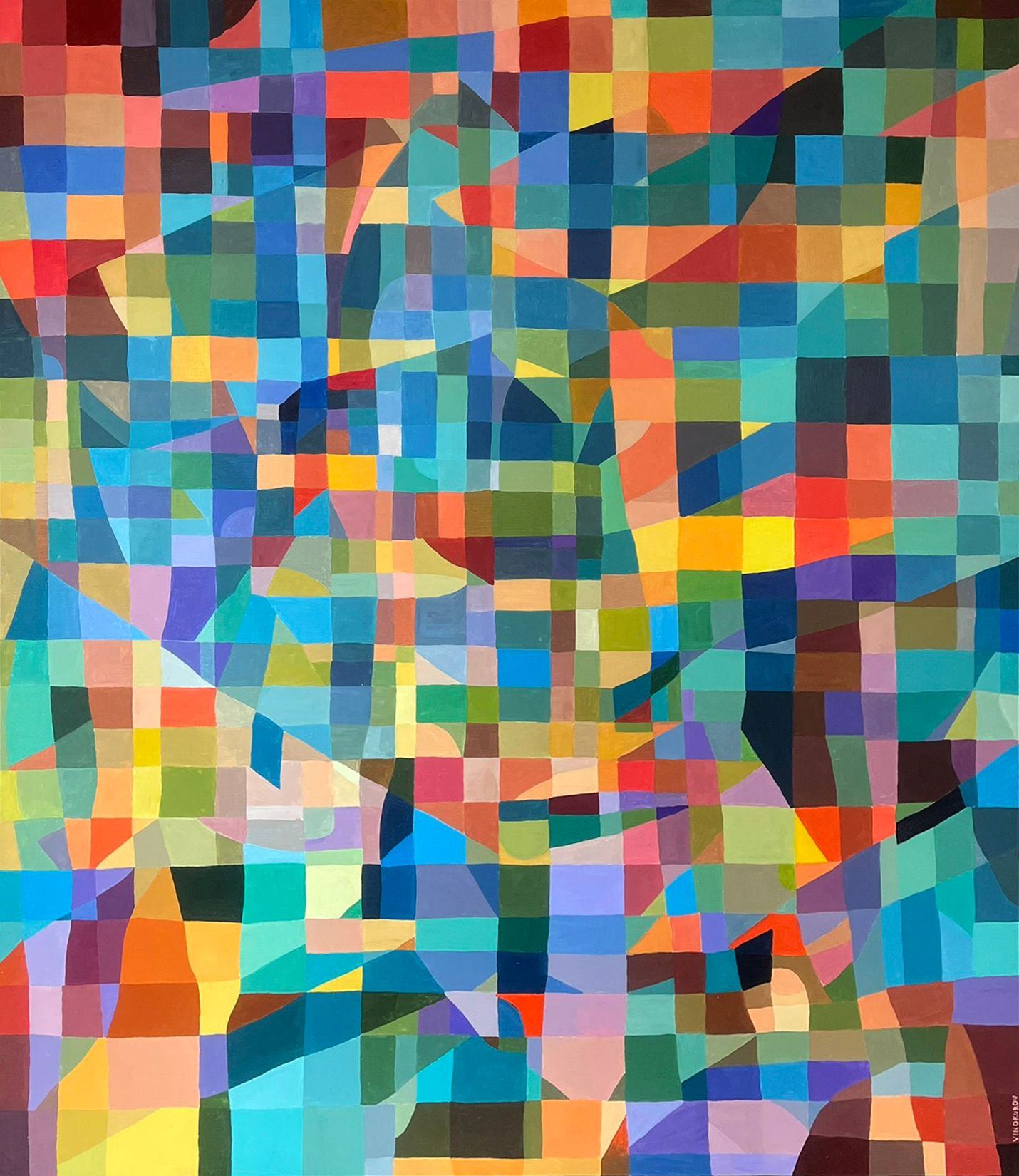Максим Винокуров (Картина, живопись - 
                  90 x 110 см) Композиция 8. Бесконечность