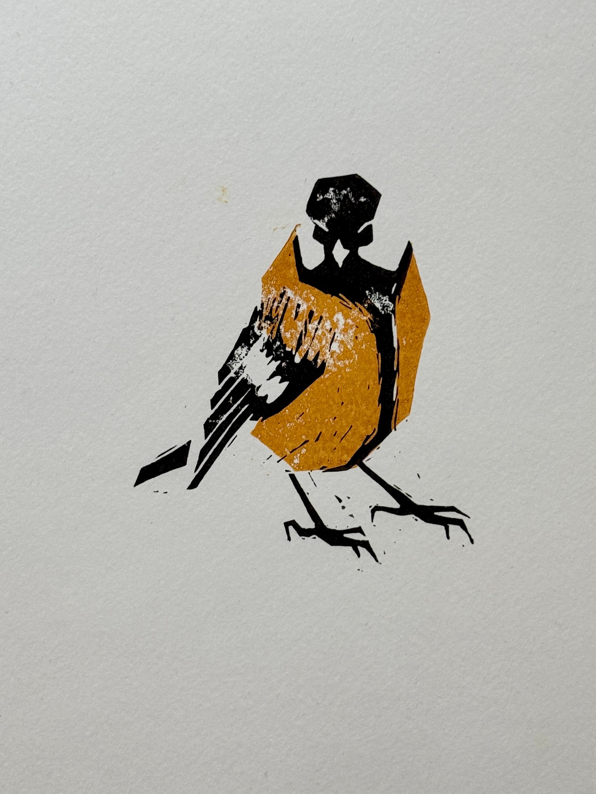 Дарья Краплак (Графика печатная - 
                  21 x 29 см) Titmouse