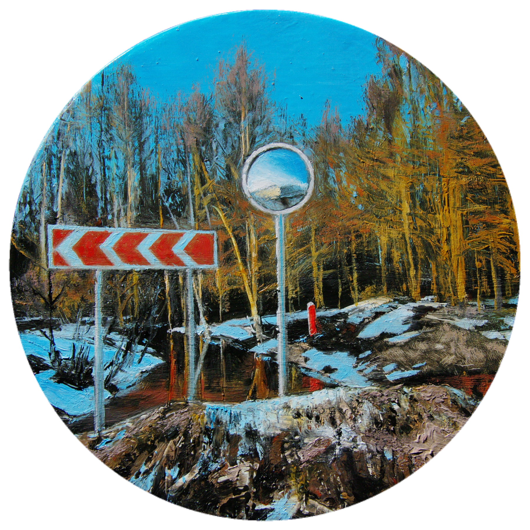 Алан Хатагты (Картина, живопись - 
                  15 x 15 см) Март