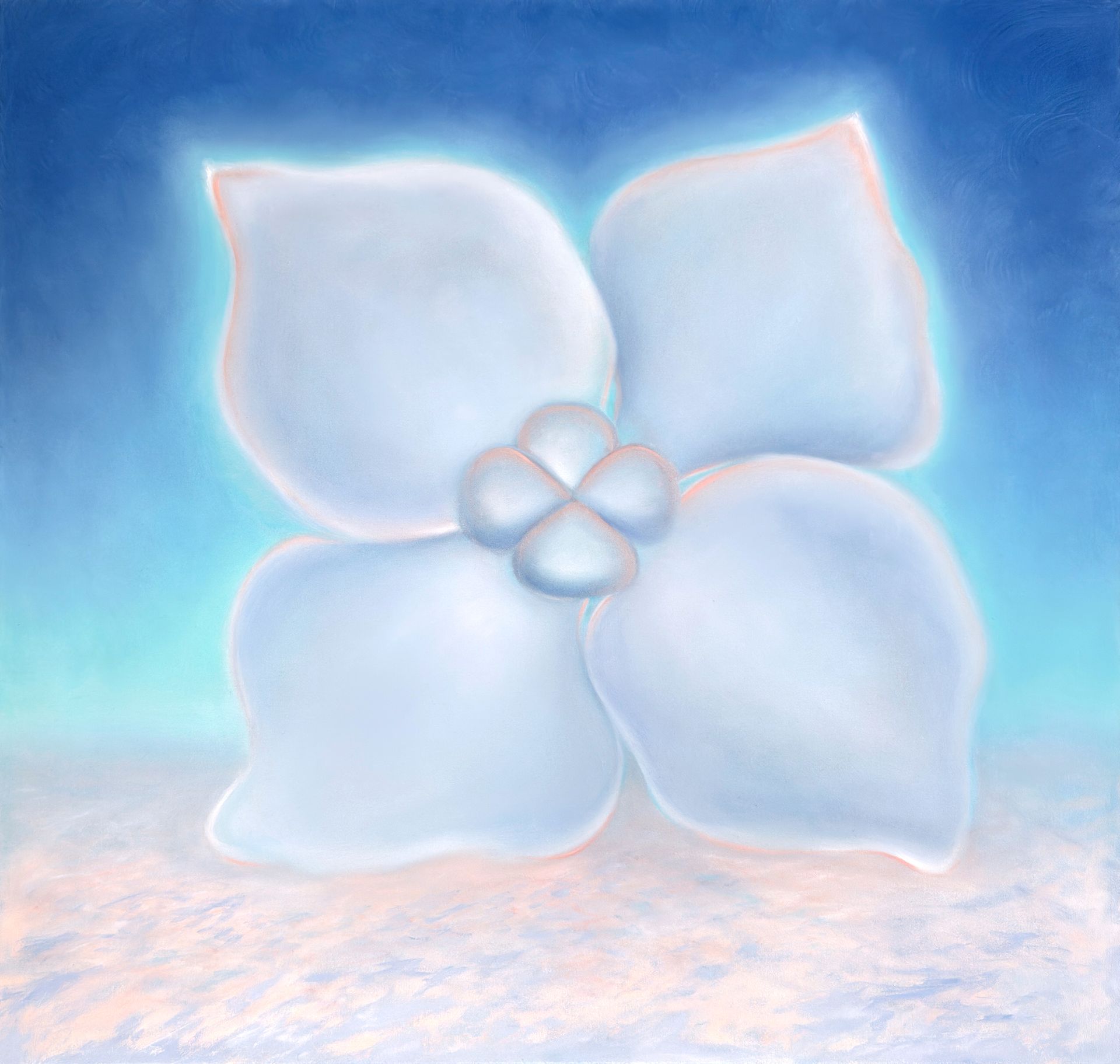 Елена Курочко (Картина, живопись - 
                  95 x 90 см) Hydrangea