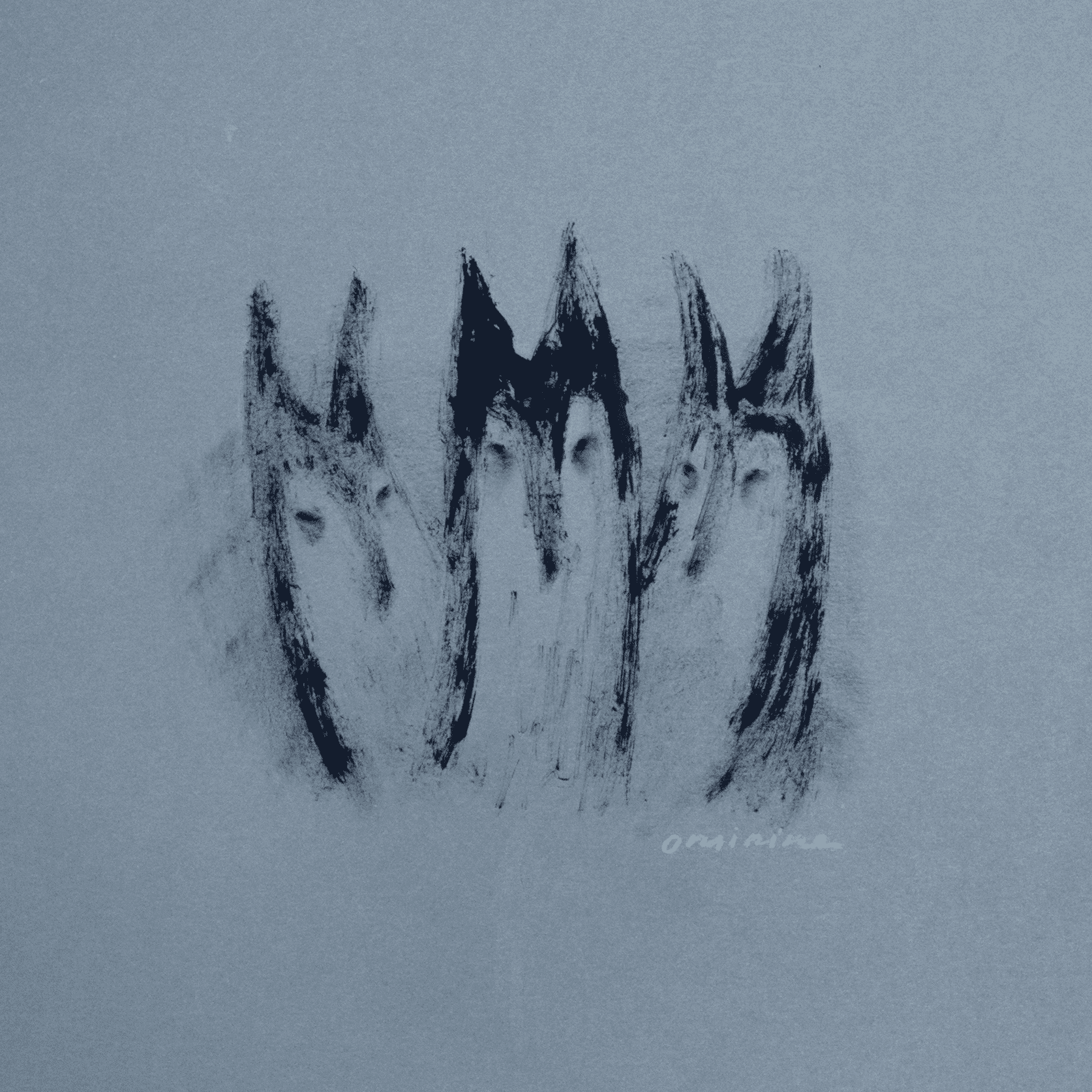 Ольга Минина (Авторская графика - 
                  30 x 30 см) Мы — Рядом #1