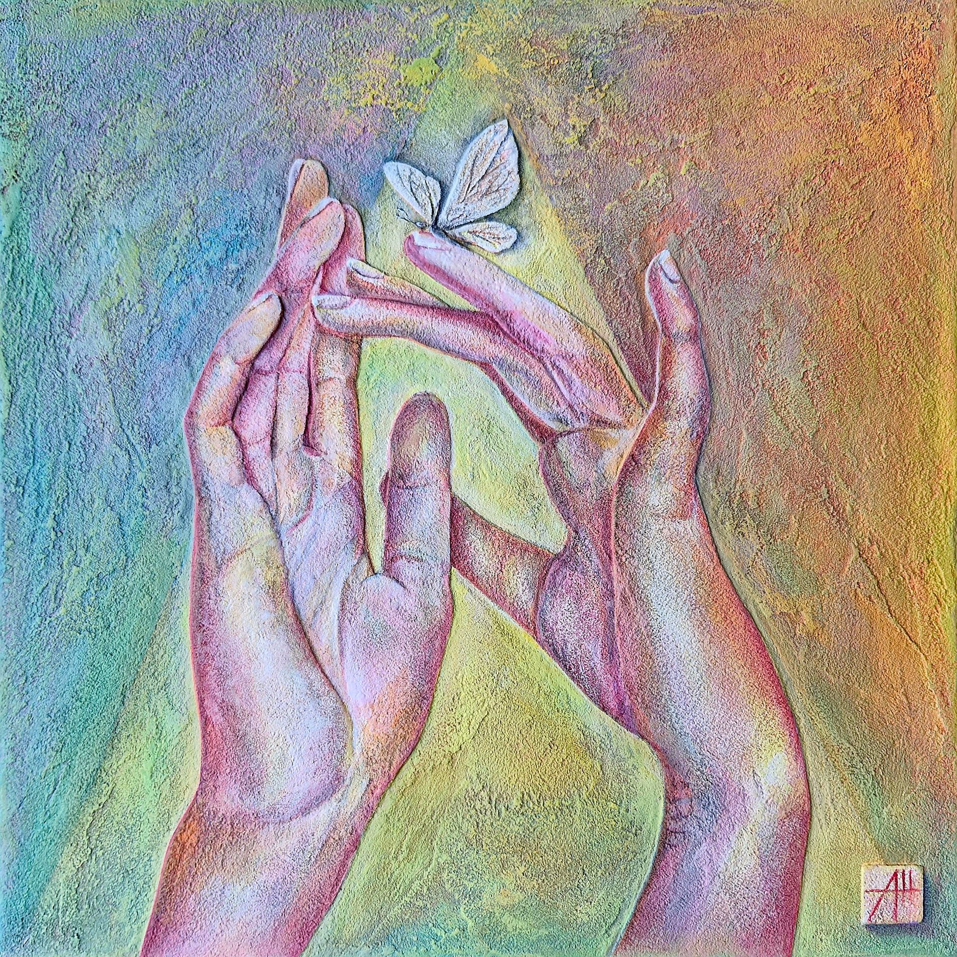 Анна Шуваева (Картина, живопись - 
                  30 x 30 см) К свету