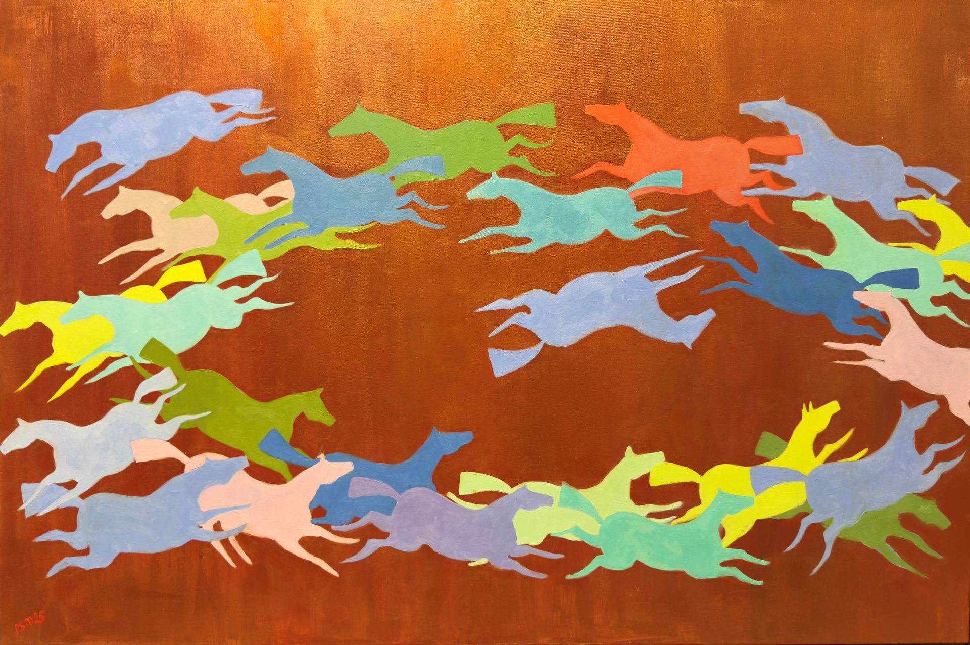 Светлана Пузанова (Картина, живопись - 
                  120 x 80 см) Переворот сознания