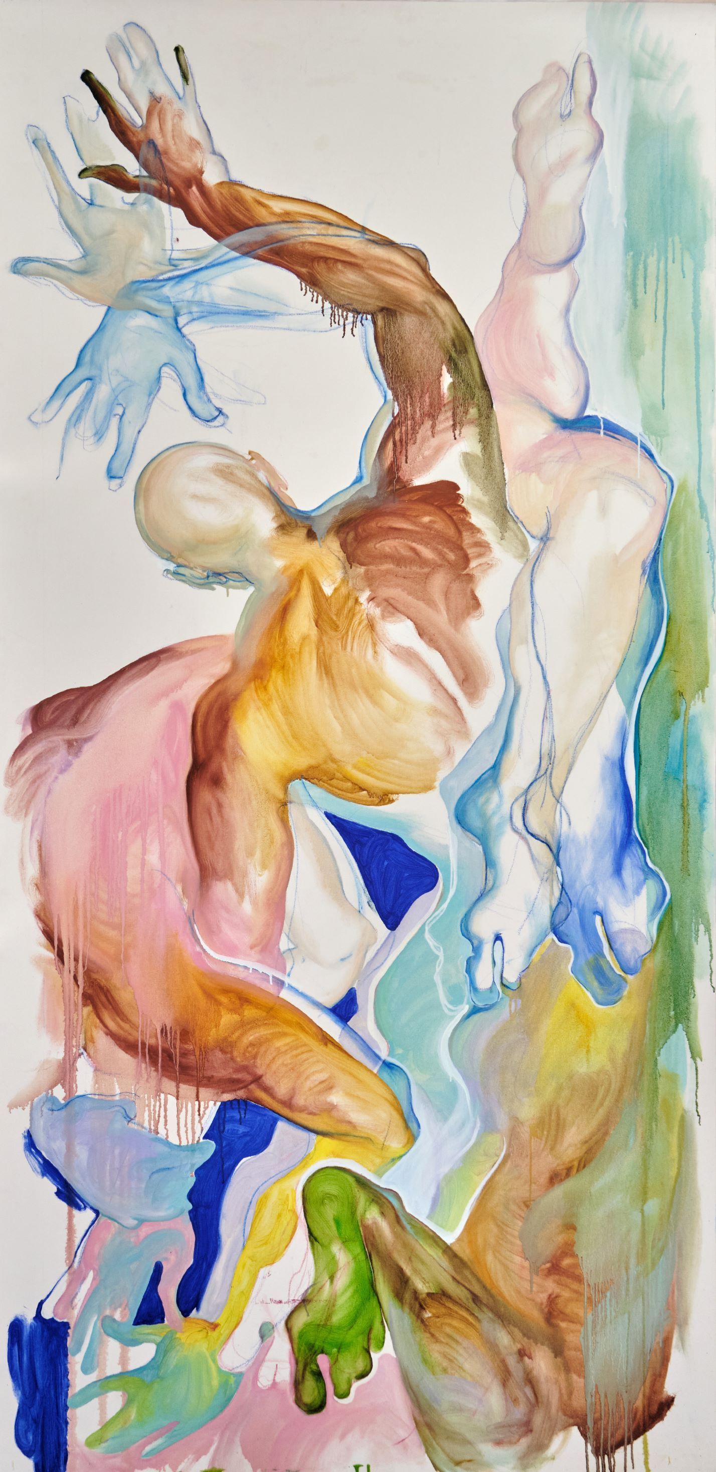 Алиса Горелова (Картина, живопись - 
                  106.5 x 225.5 см) Теснота