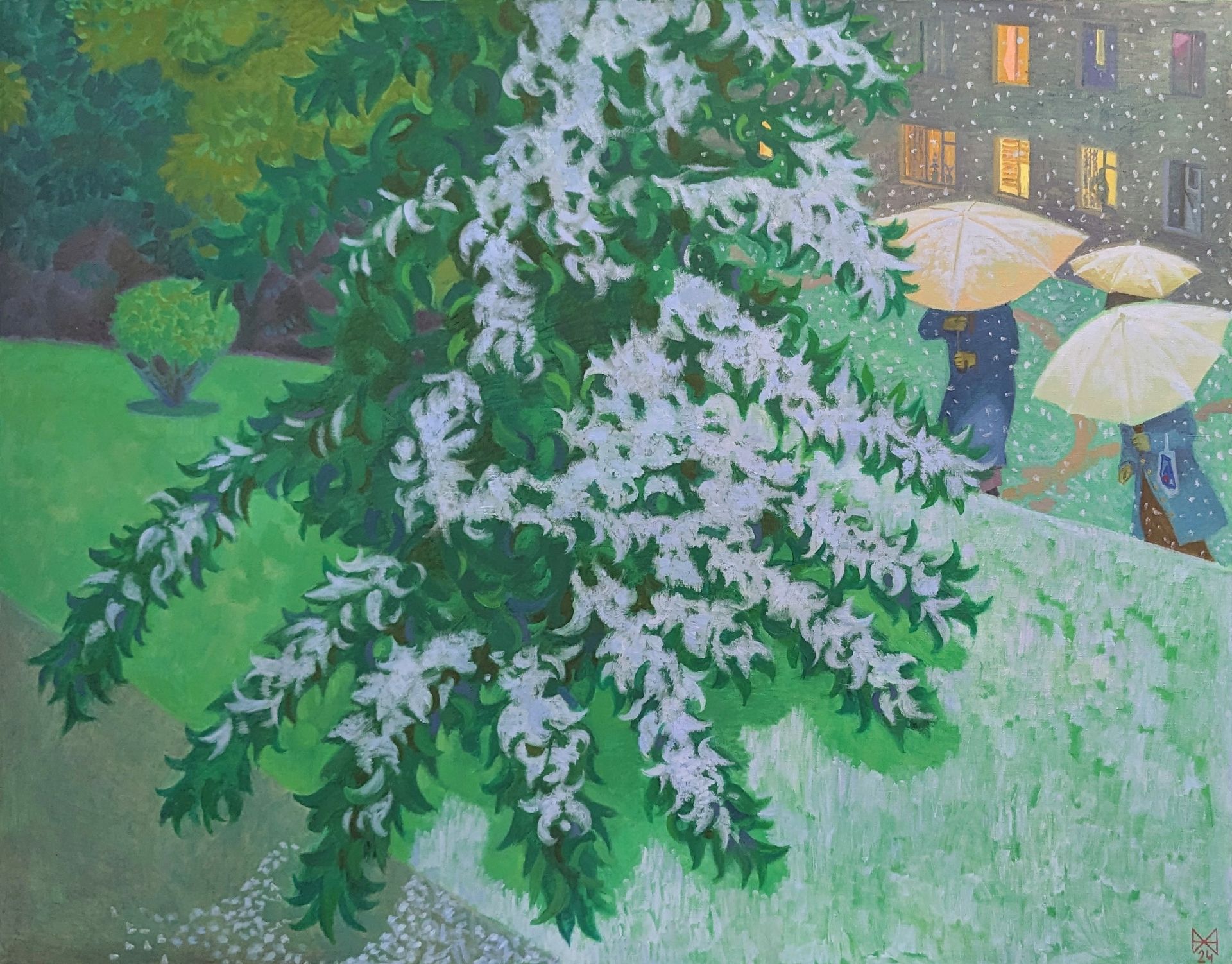 Анастасия Мотина (Картина, живопись - 
                  115 x 90 см) Смена сезонов