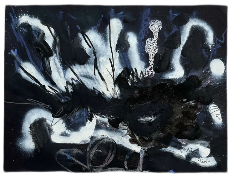 Анна Березикова (Авторская графика - 
                  42 x 30 см) Blast from the past