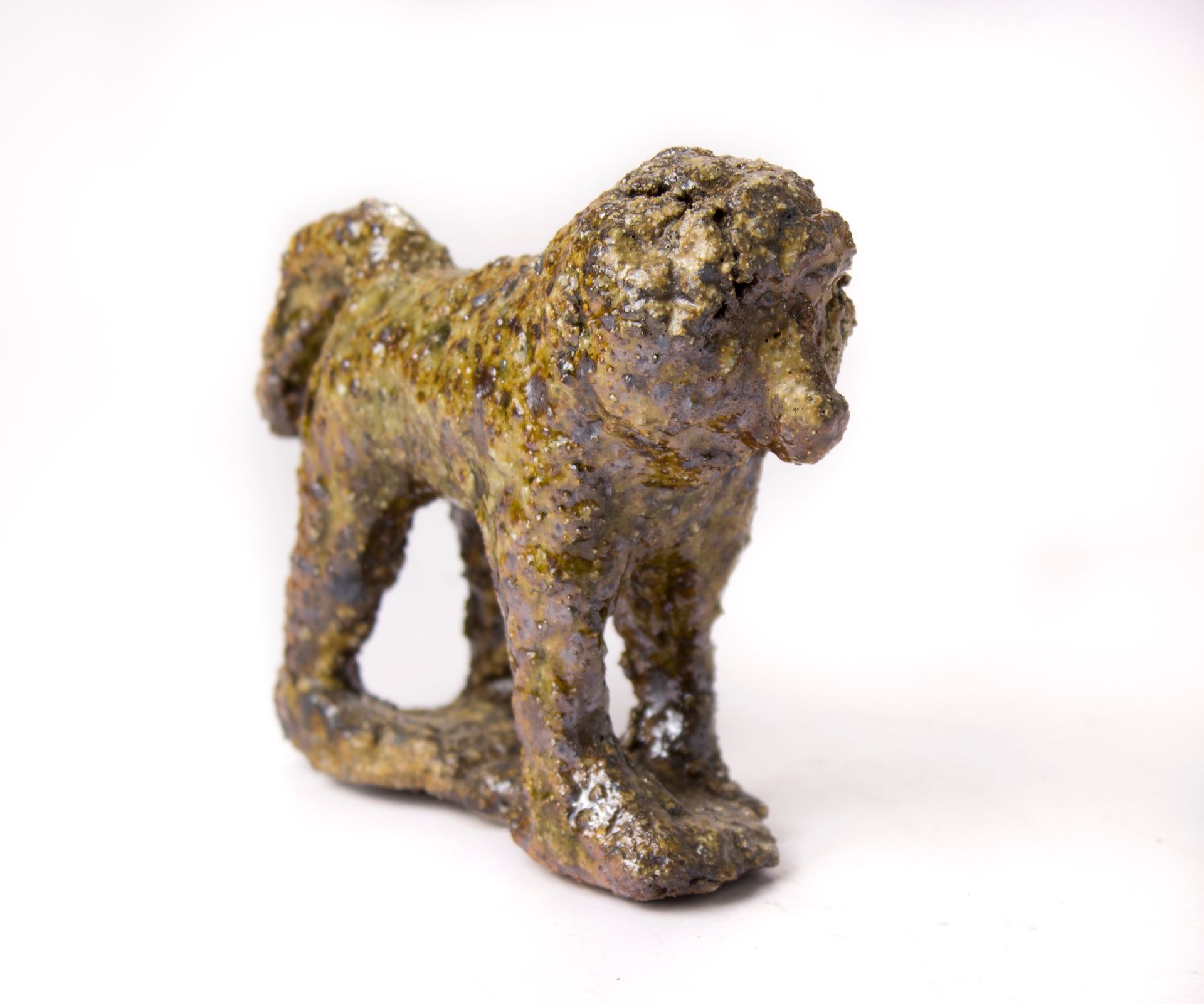 Анна Куняева (Скульптура - 
                  11 x 13 см) Papio anubis (оливковый павиан)