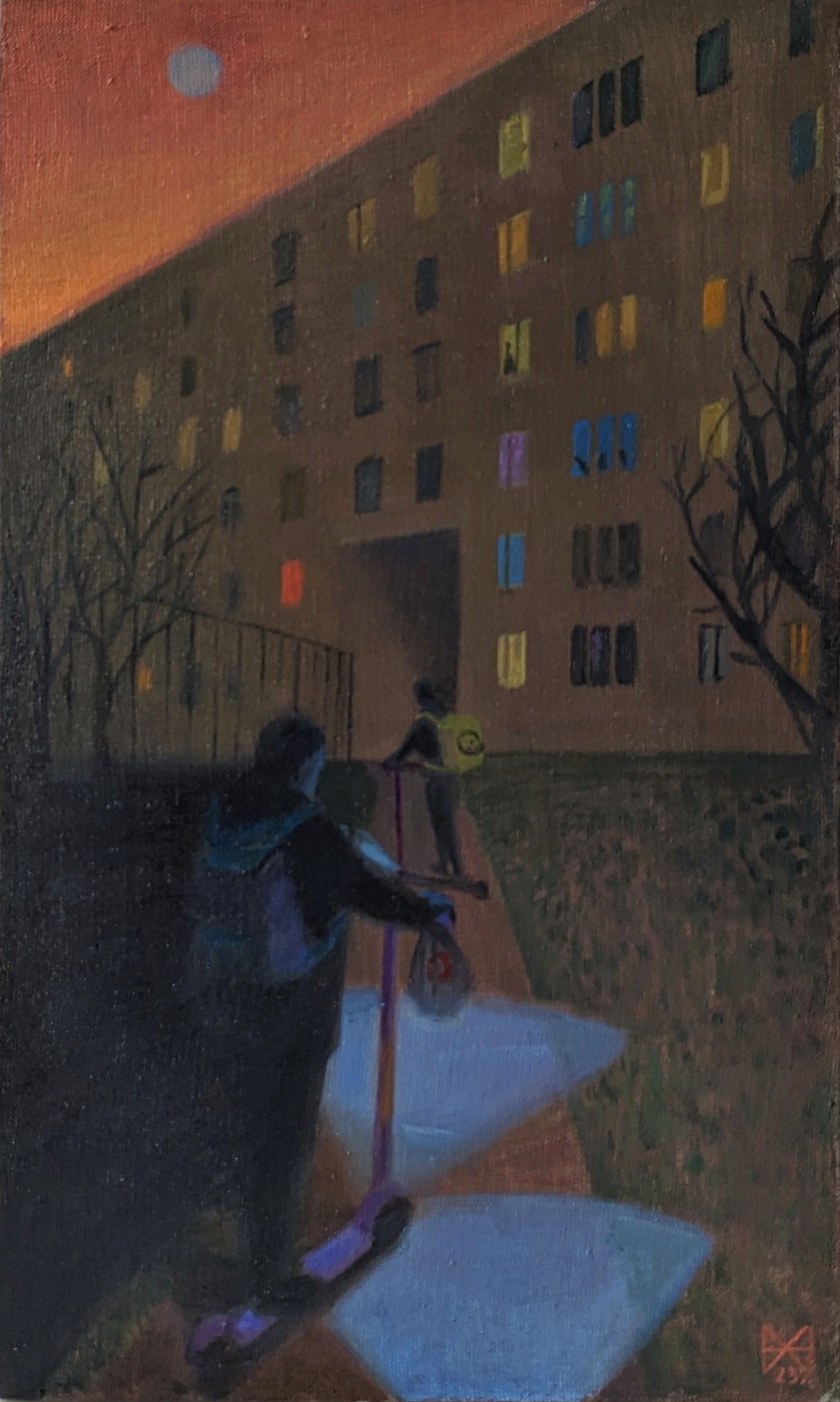 Анастасия Мотина (Картина, живопись - 
                  30 x 50 см) Гонцы