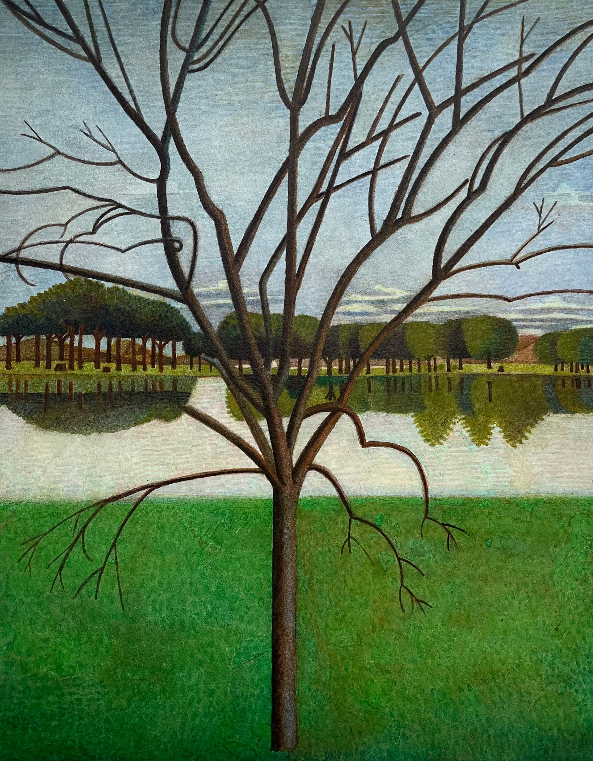 Иван Афонский (Авторская графика - 
                  25 x 32 см) Дерево