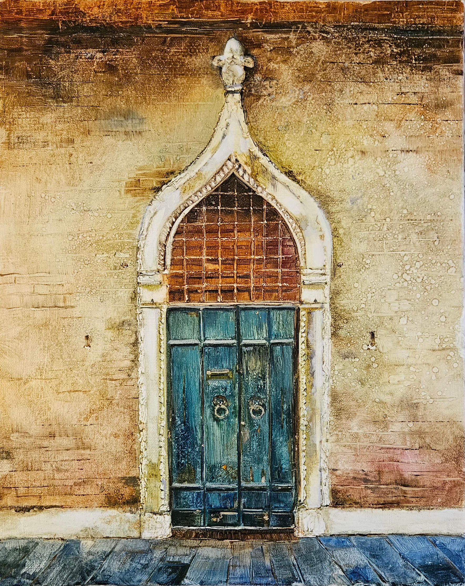 Людмила Пономарева (Картина, живопись - 
                  40 x 50 см) Дверь #1