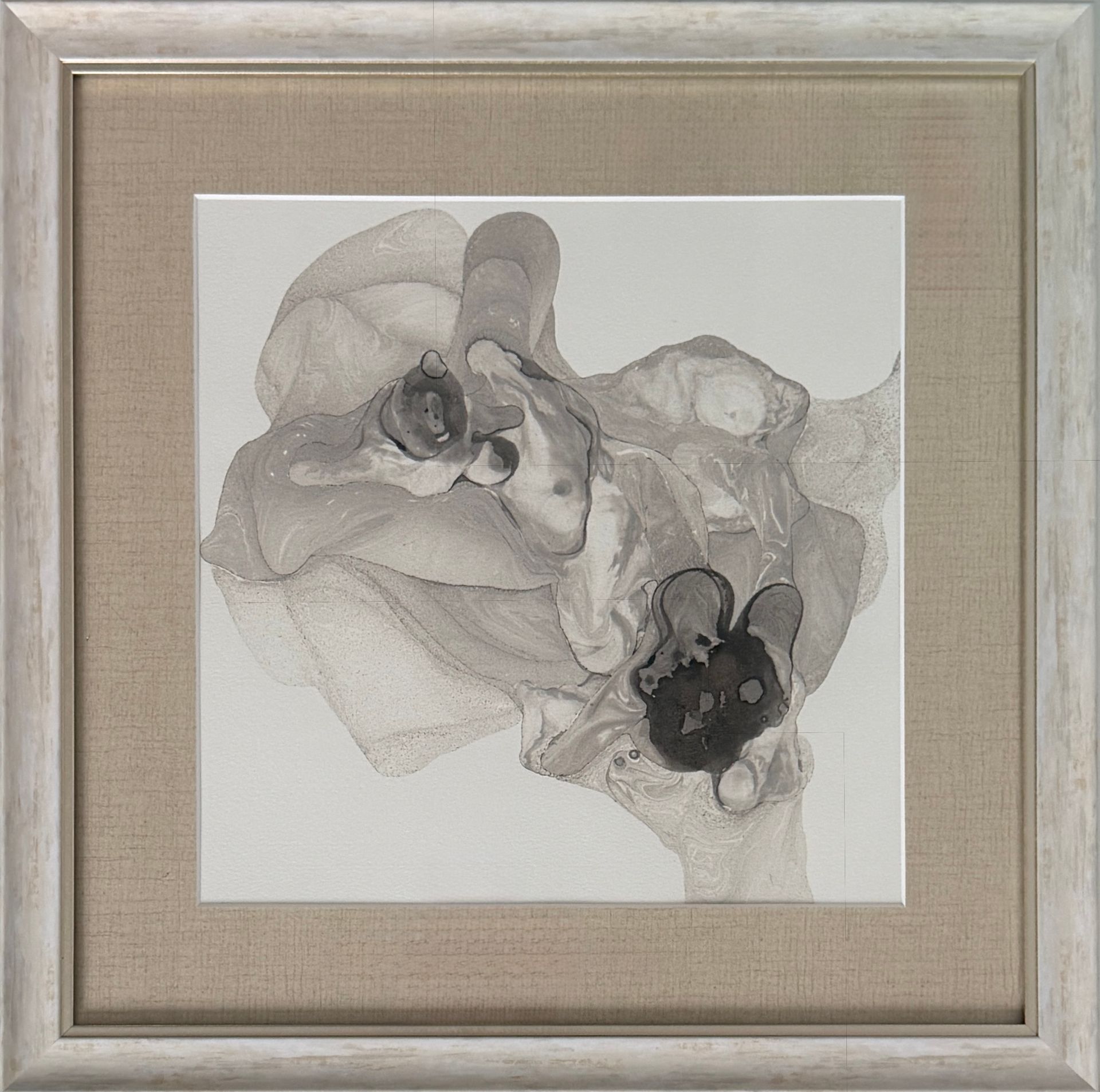 Виктория Марченко (Авторская графика - 
                  46 x 46 см) Из серии "Следы"
