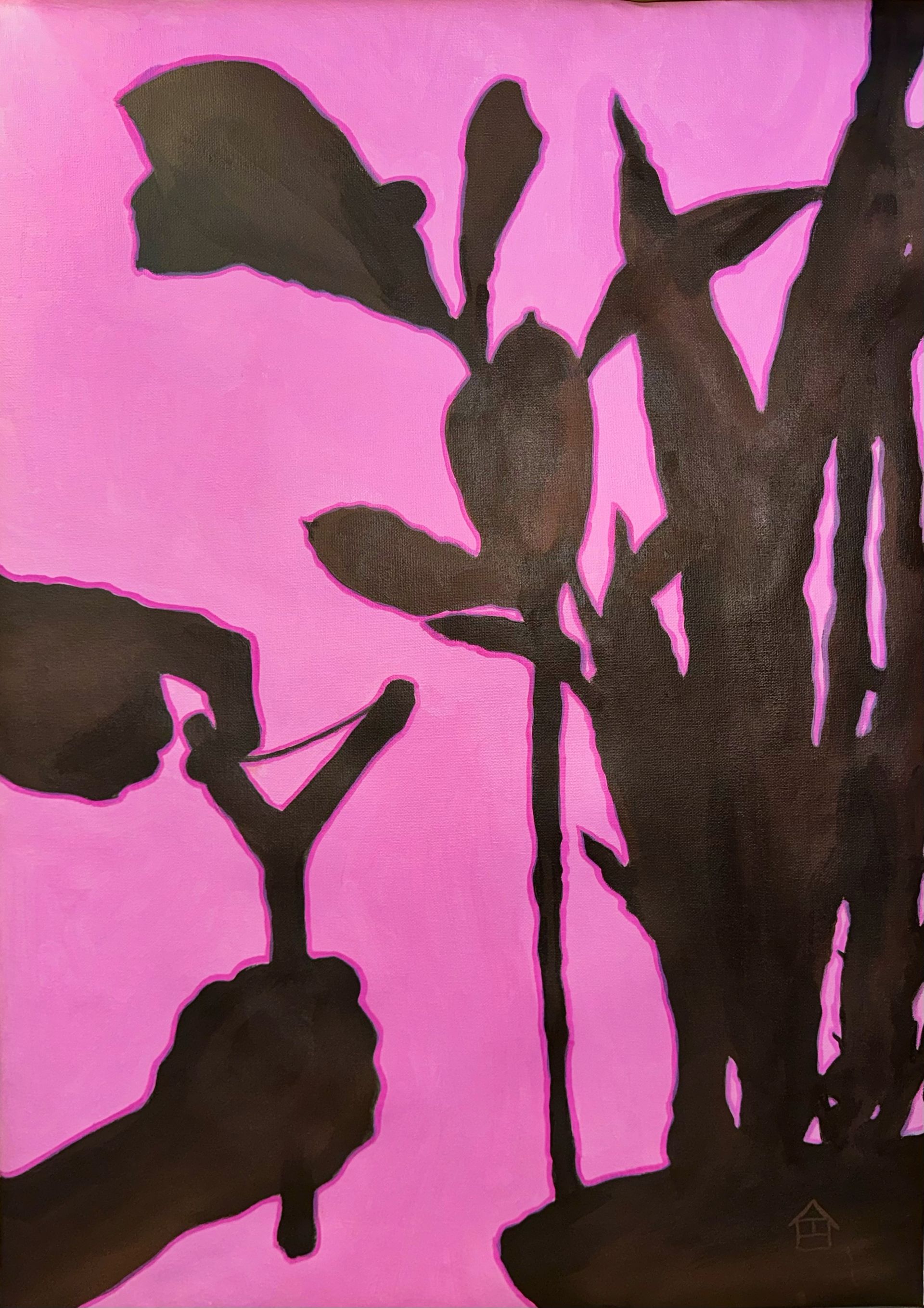 Анна Коноплева (Картина, живопись - 
                  50 x 70 см) Палка