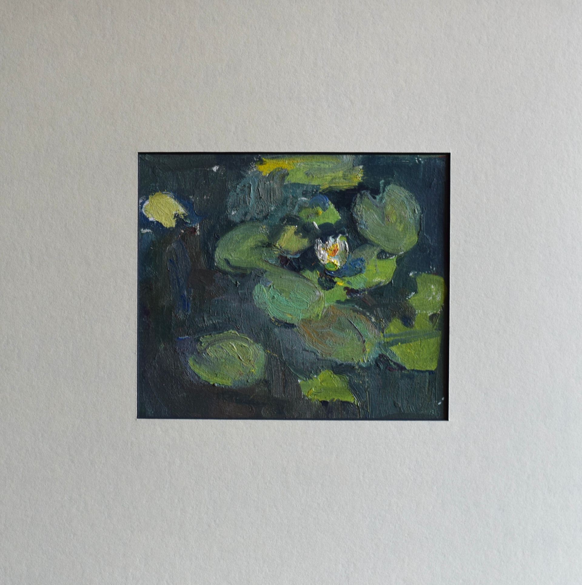 Екатерина Потапова (Авторская графика - 
                  30 x 30 см) Кувшинки