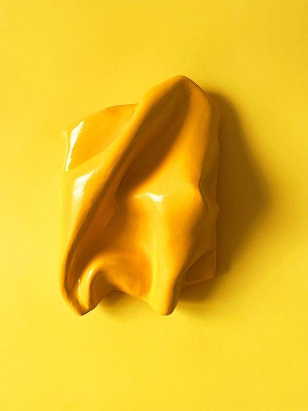 Полина Мотовилова (Объект - 
                  35 x 22 см) Барельеф "Сочный лимон"