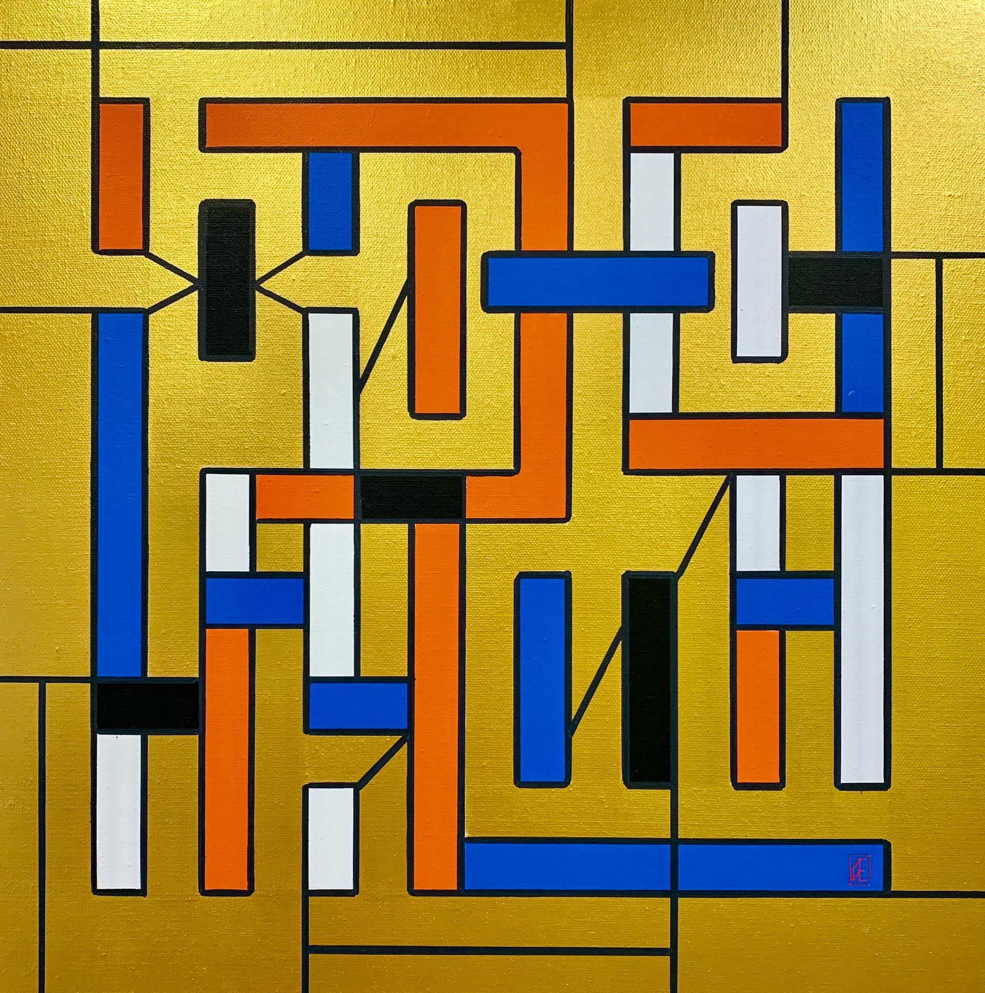 Елена Артджент (Картина, живопись - 
                  50 x 50 см) Жизненная сила