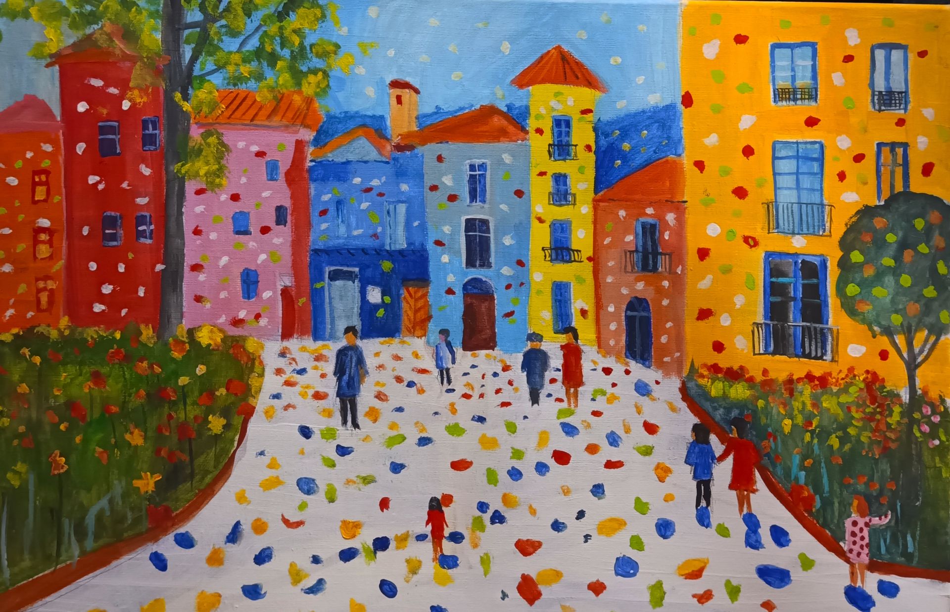 Ольга Чужакова (Картина, живопись - 
                  60 x 40 см) Осенний листопад