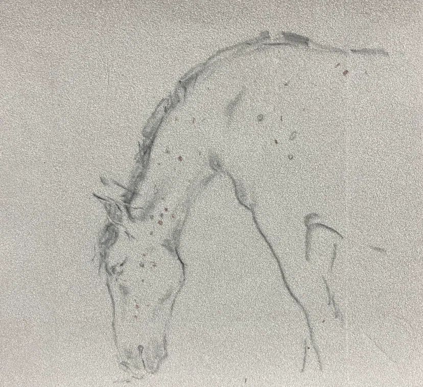 Надежда Воронцова (Авторская графика - 
                  22 x 19 см) Прогулка