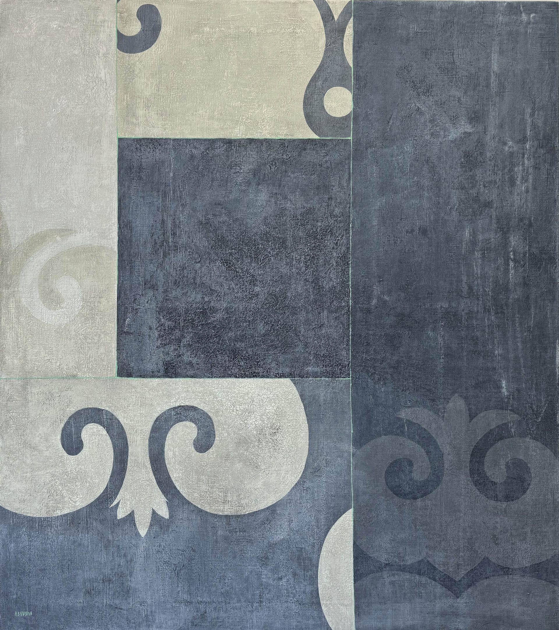 Ксения Берестова (Картина, живопись - 
                  90 x 100 см) Shades of grey