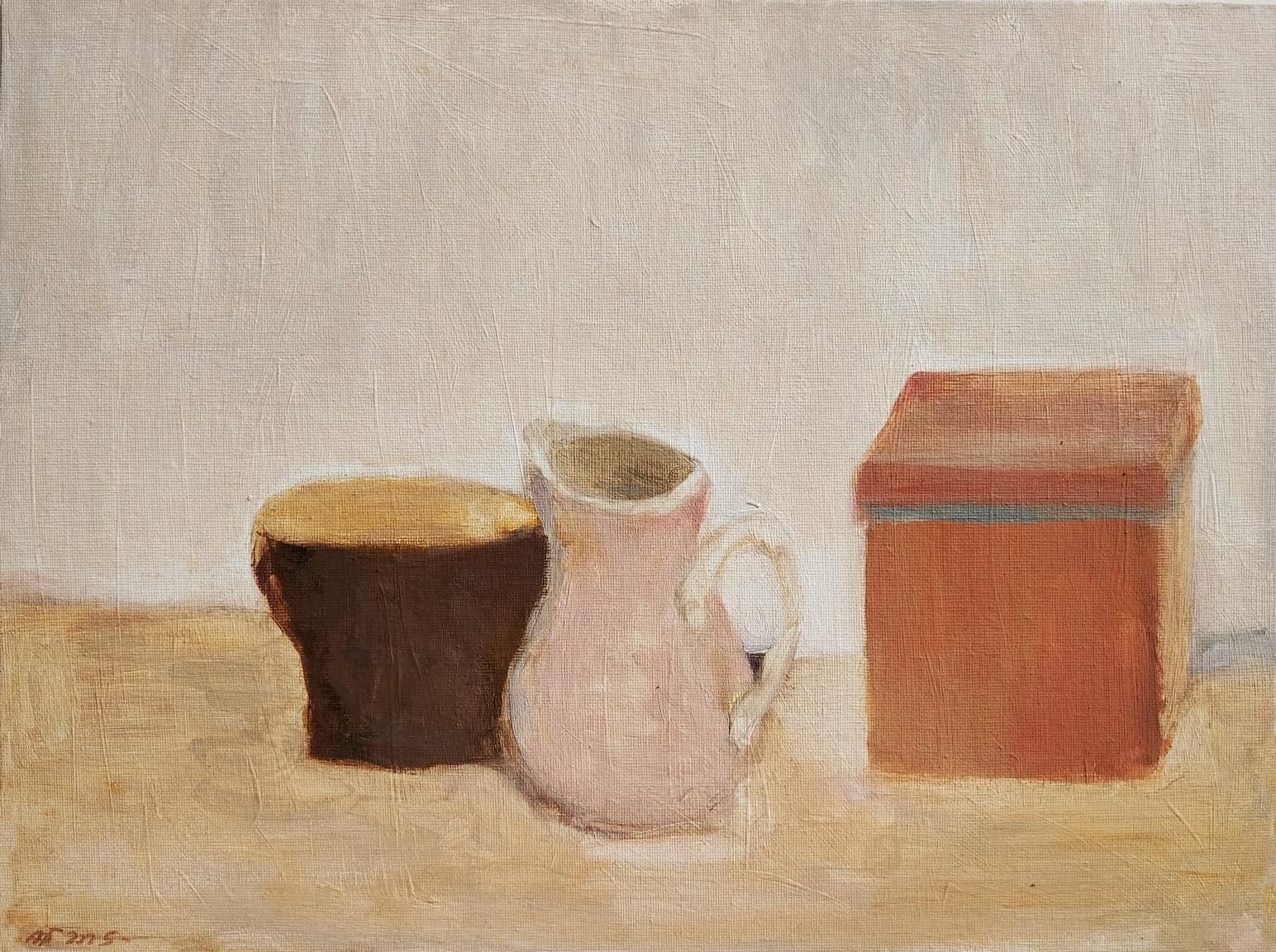 Алексей Фролов-Багреев (Картина, живопись - 
                  40 x 30 см) Натюрморт с коробкой чая