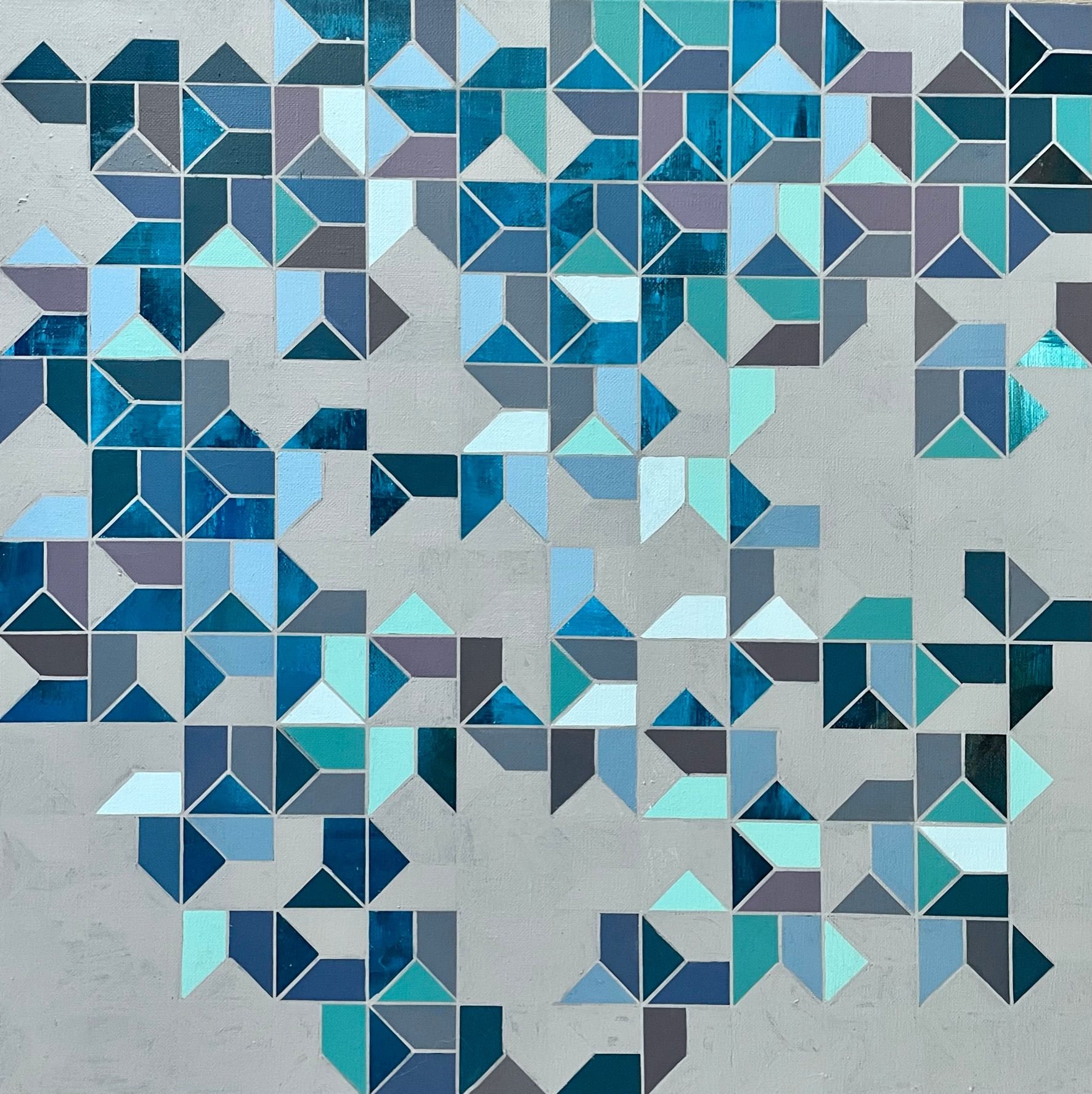 Марина Астахова (Картина, живопись - 
                  60 x 60 см) Labyrinth Fragments Ionic
