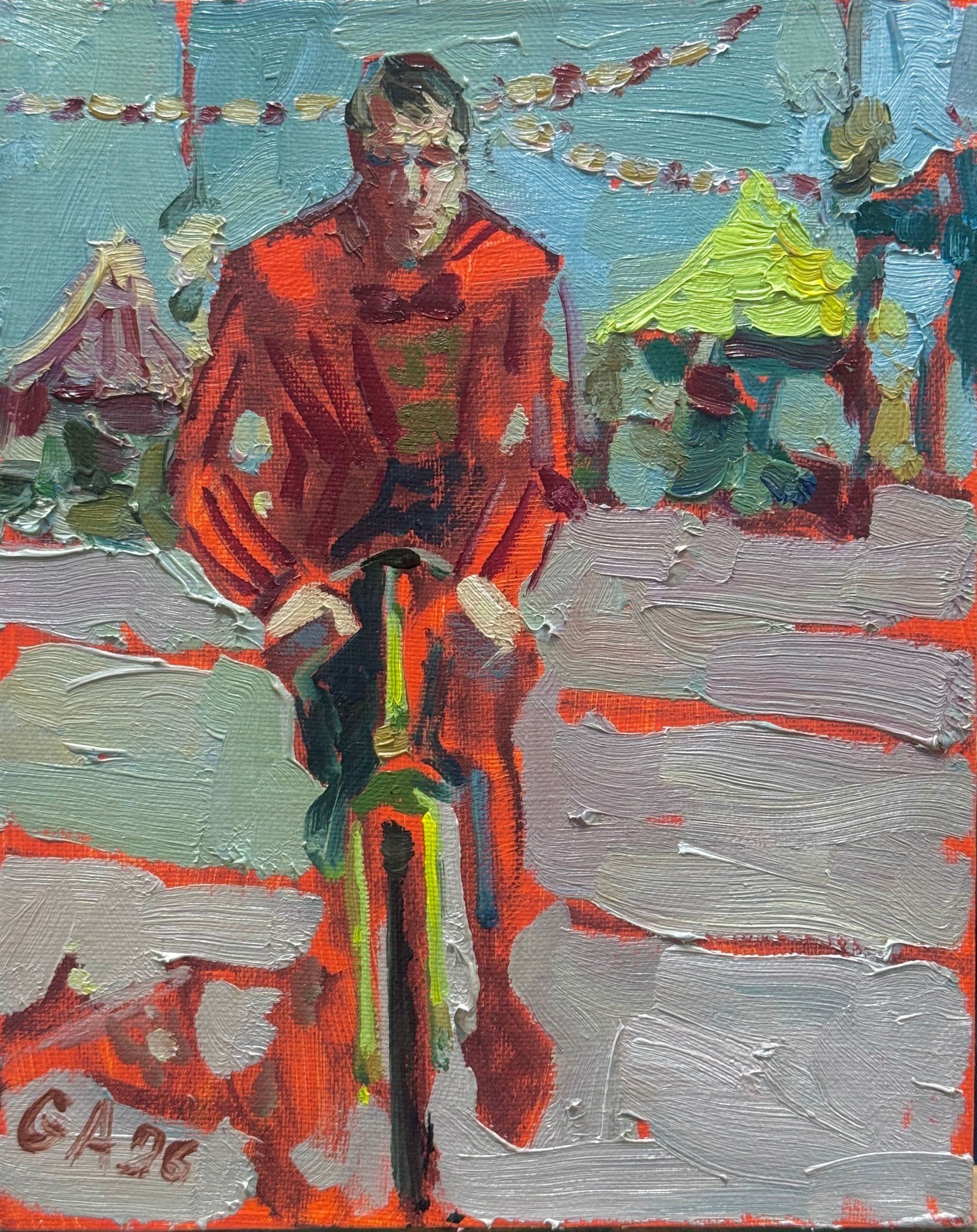 Анна Голубь (Картина, живопись - 
                  20 x 25 см) Побег