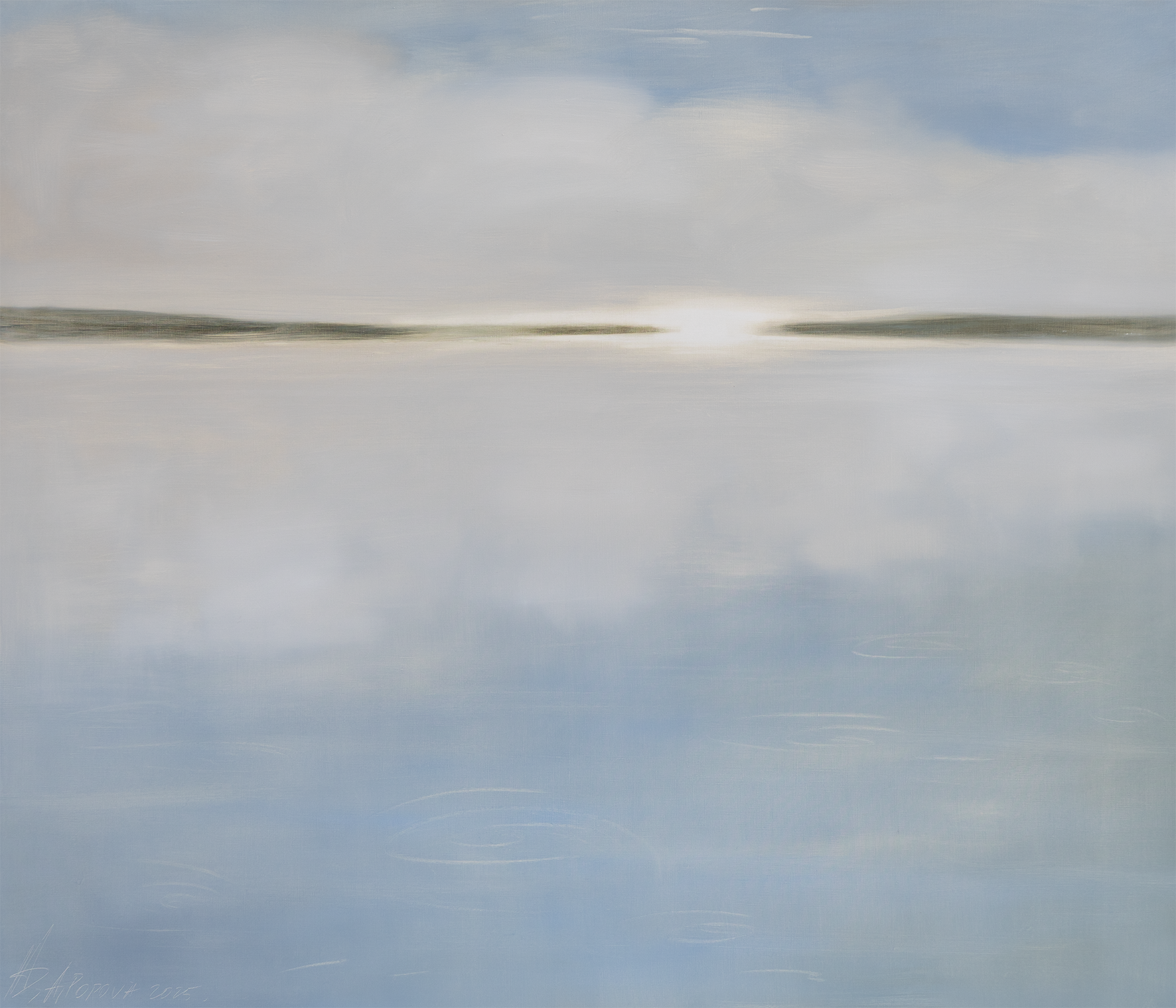 Анастасия Попова (Картина, живопись - 
                  140 x 120 см) Гладь и благодать