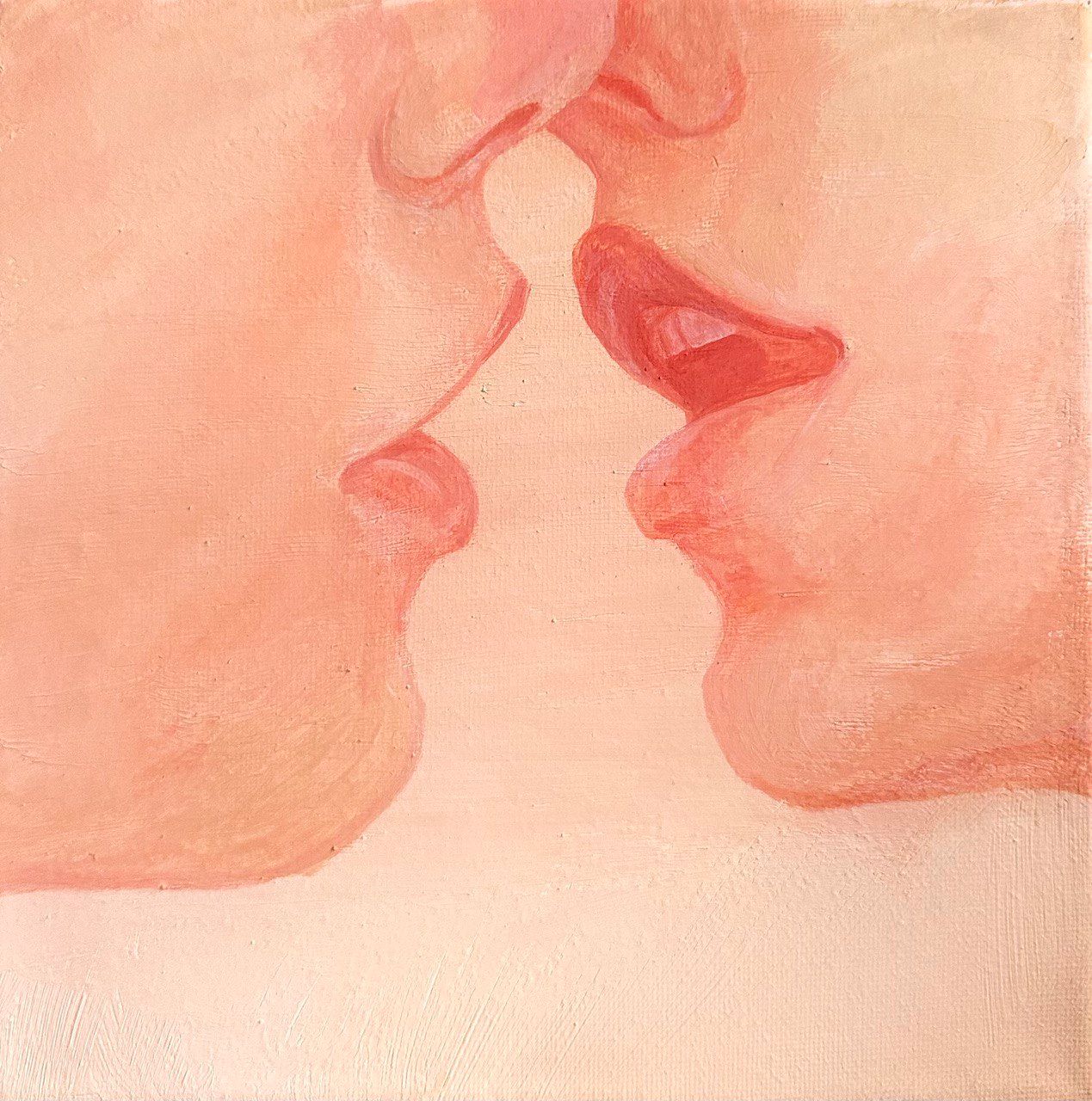 Ева Гец (Картина, живопись - 
                  20 x 20 см) Make love