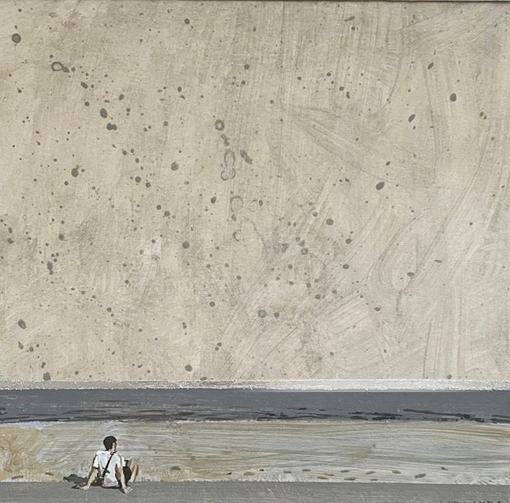 Лера Лыба (Авторская графика - 
                  20 x 20 см) Пляж