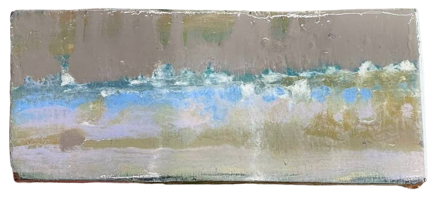 Борис Чайка (Картина, живопись - 
                  16 x 7 см) Без названия