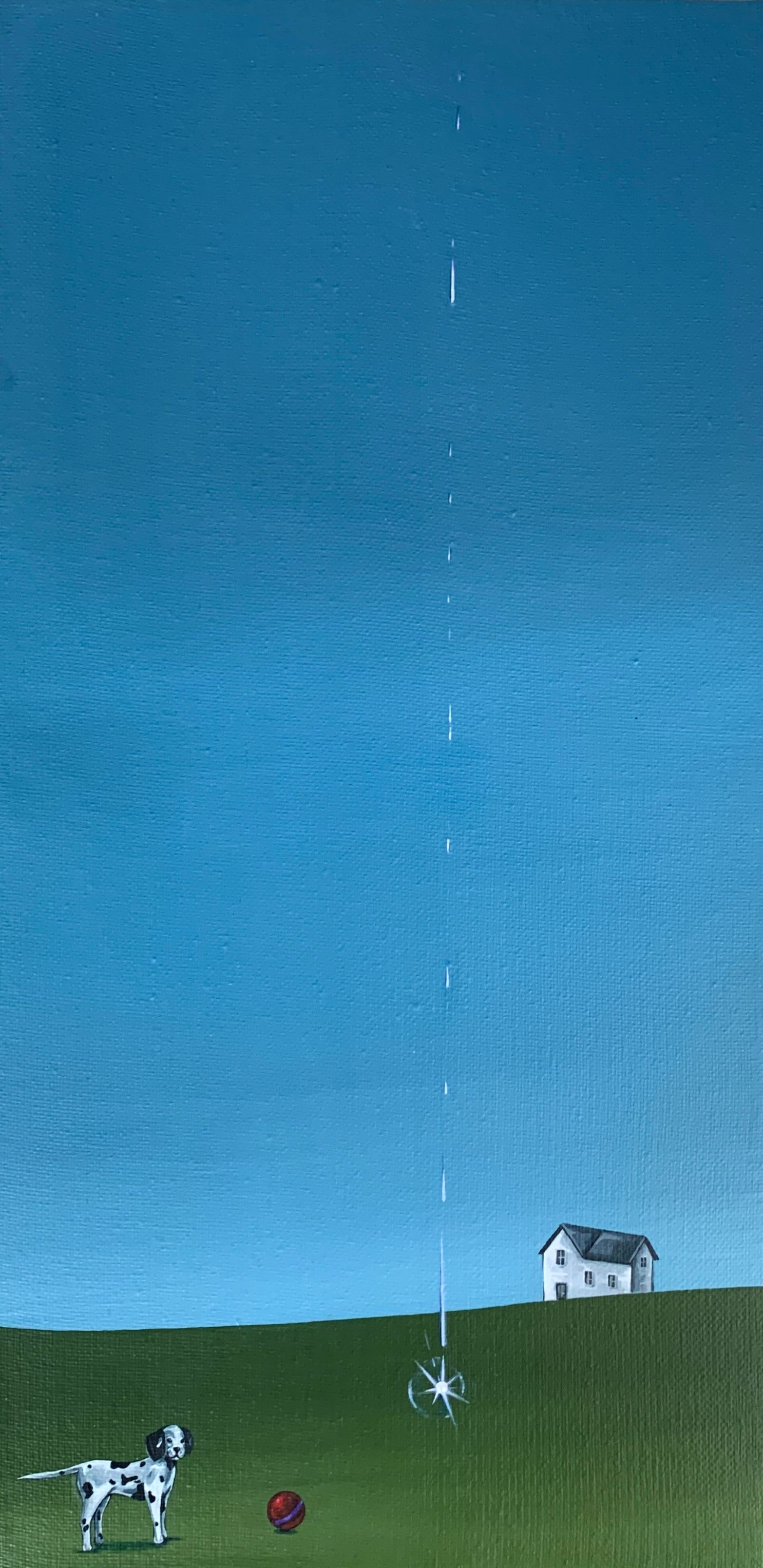 СВЕТ-ЛАНА (Картина, живопись - 
                  20 x 40 см) Мимолетное видение